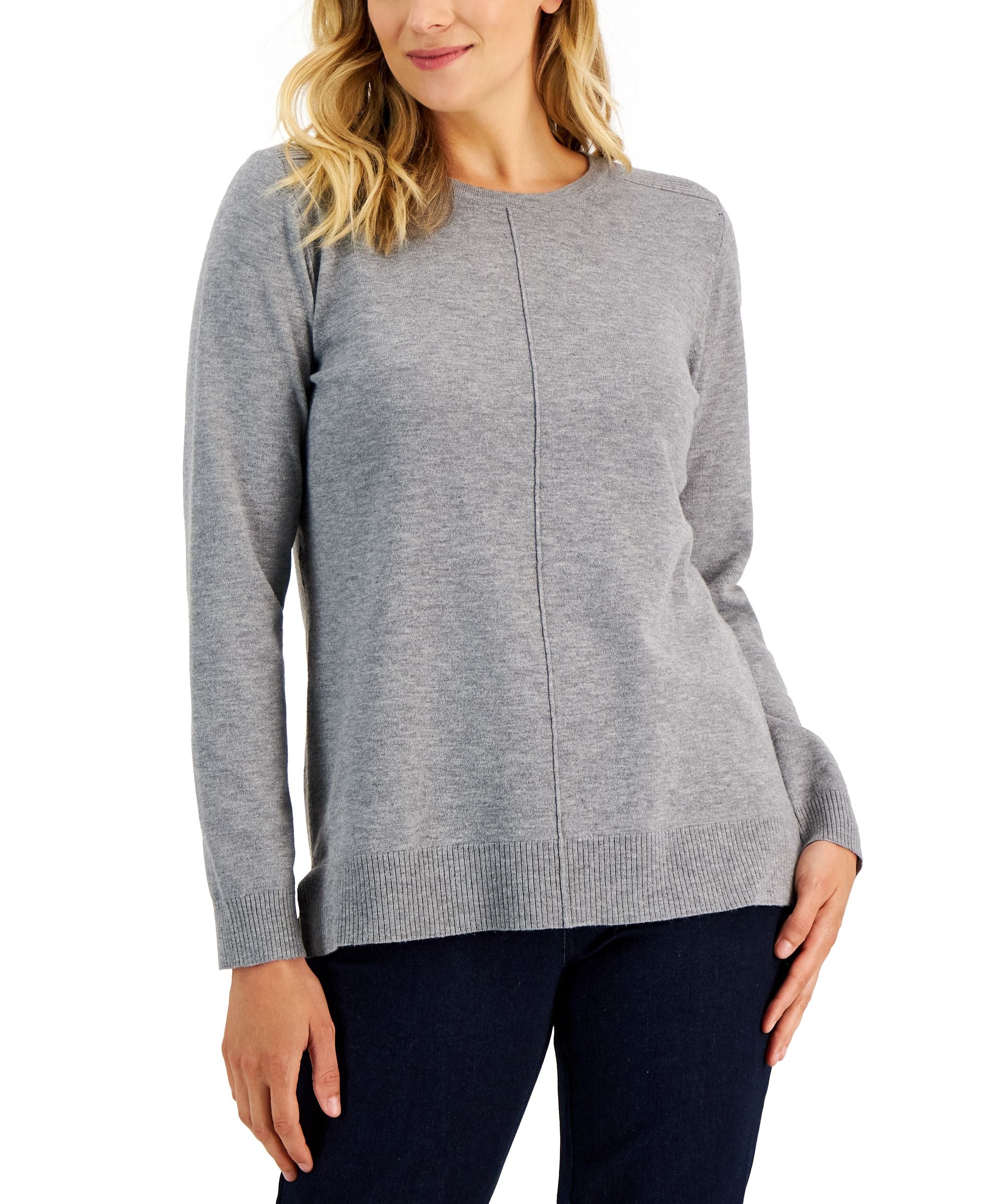 Women's Seam Front Crewneck Top