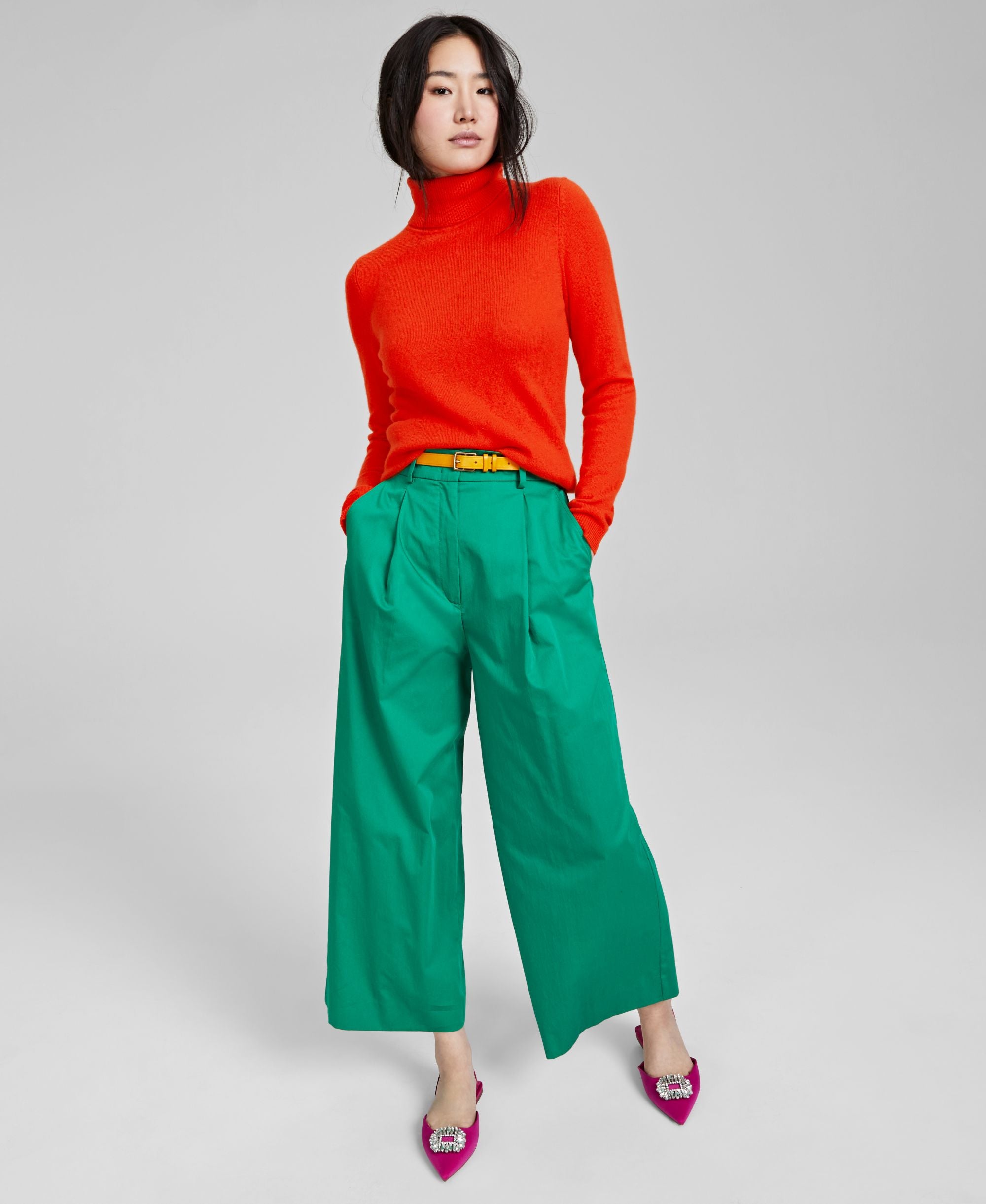 Women's 100% Cashmere Turtleneck Sweater