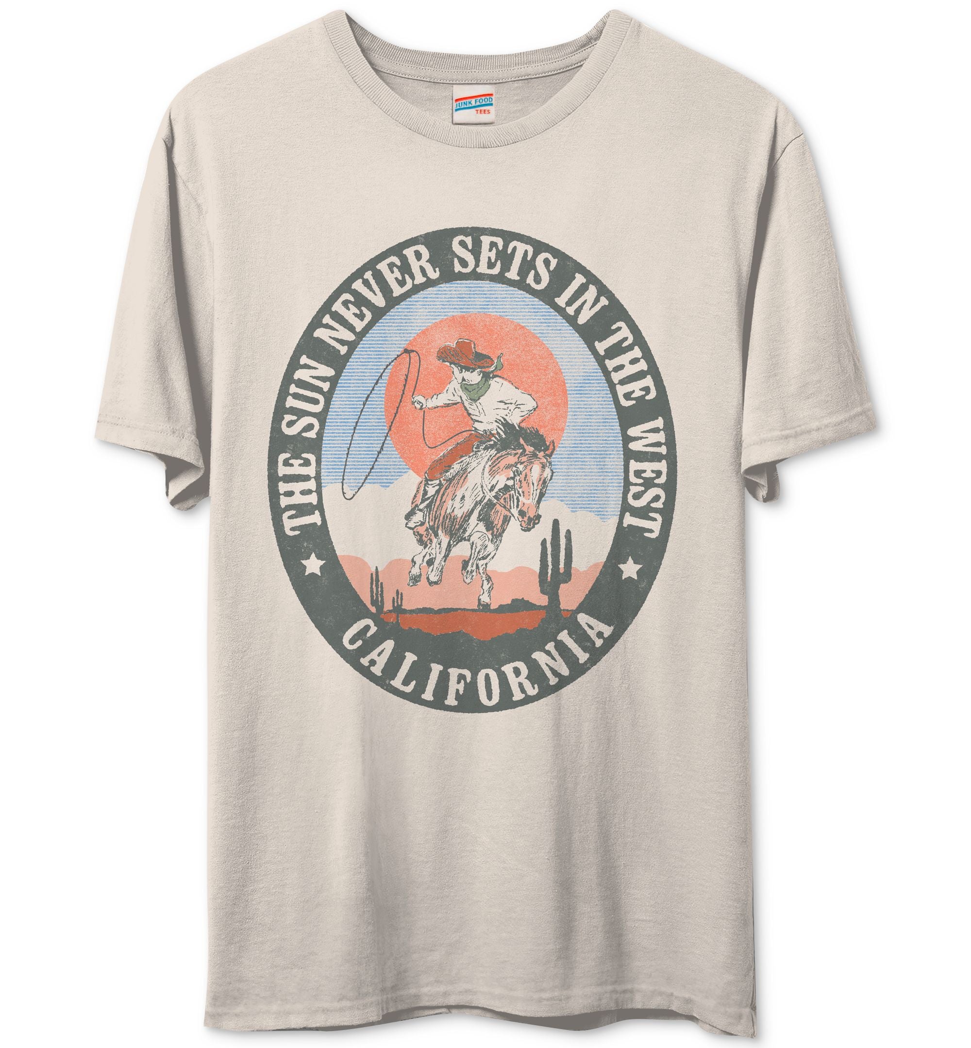 Junk Food Womens Cotton Graphic Print T-Shirt