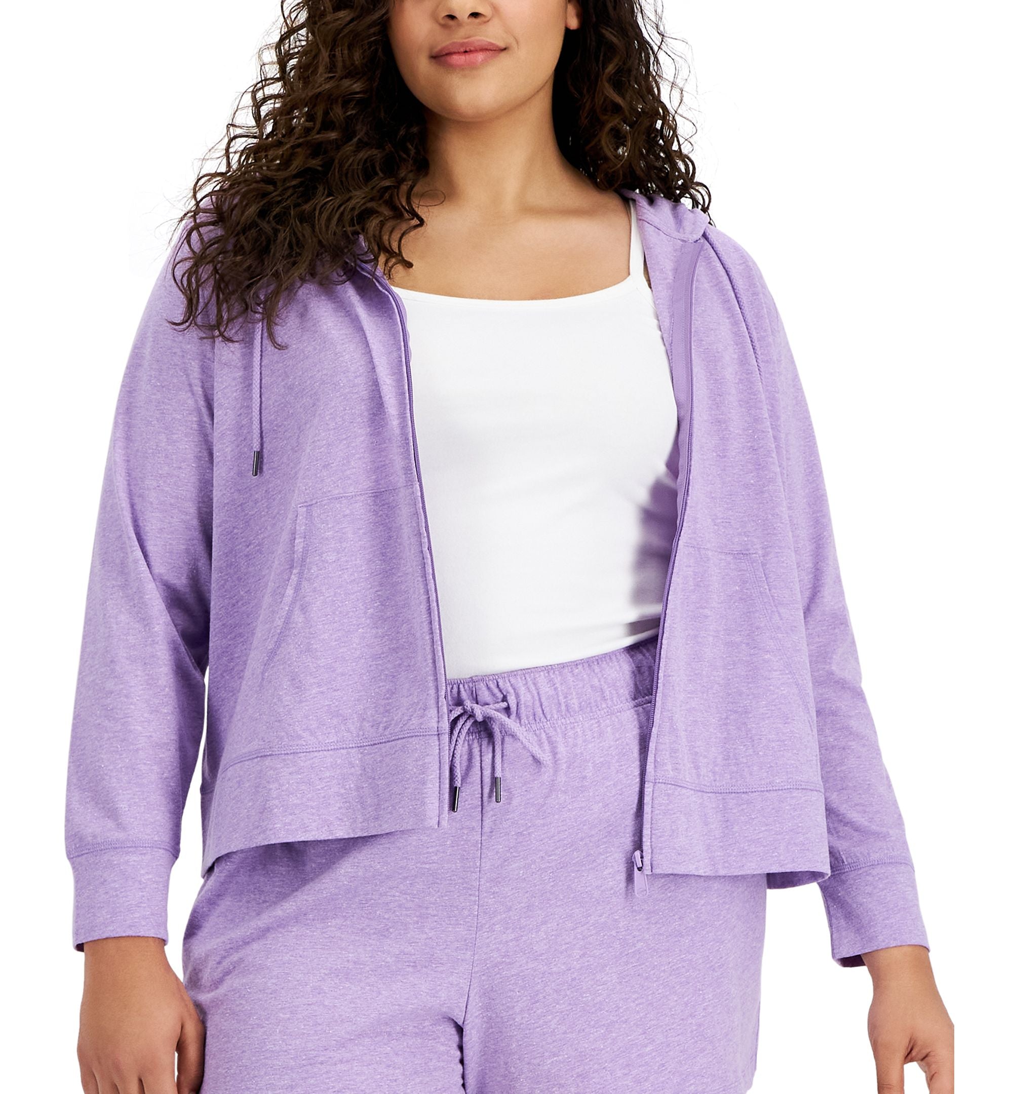 ID Ideology Plus Size Full Zip Hooded Jacket