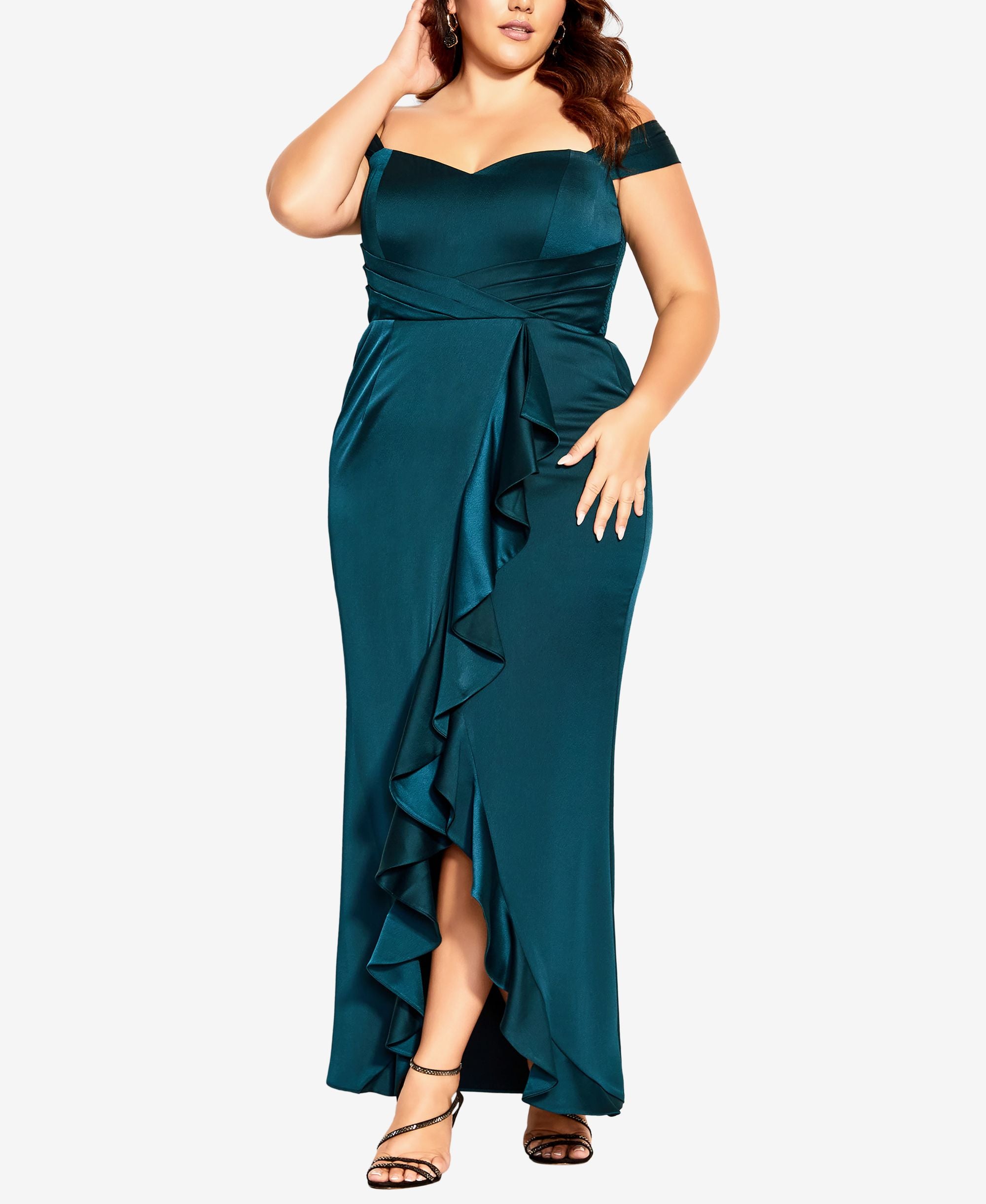 City Chic Trendy Plus Size Hypnotize Maxi Dress