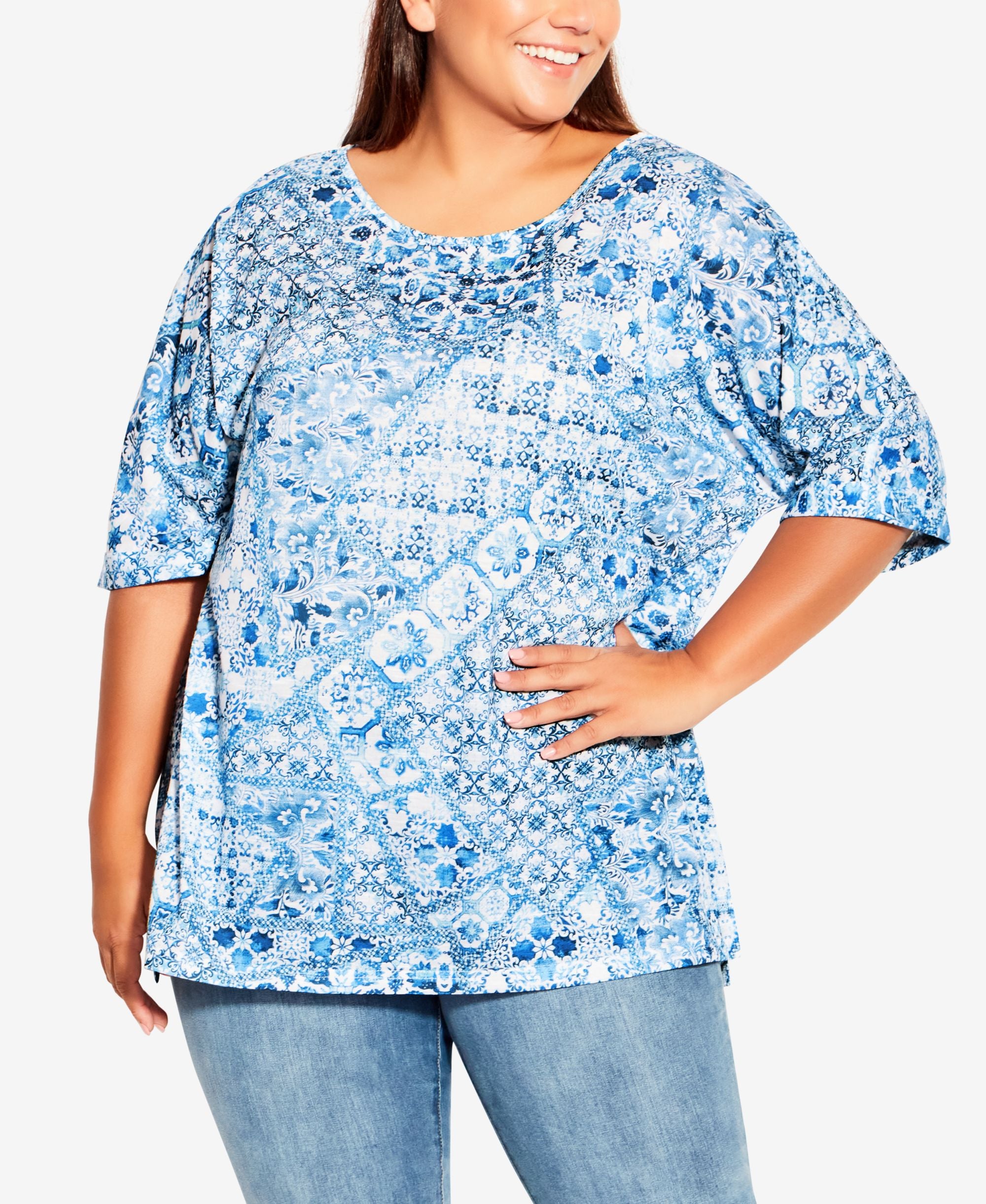 Plus Size Leid Back Top
