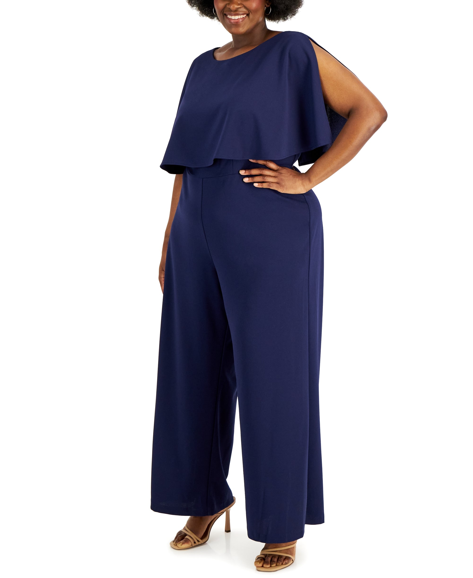 Plus Size Popover Jumpsuit