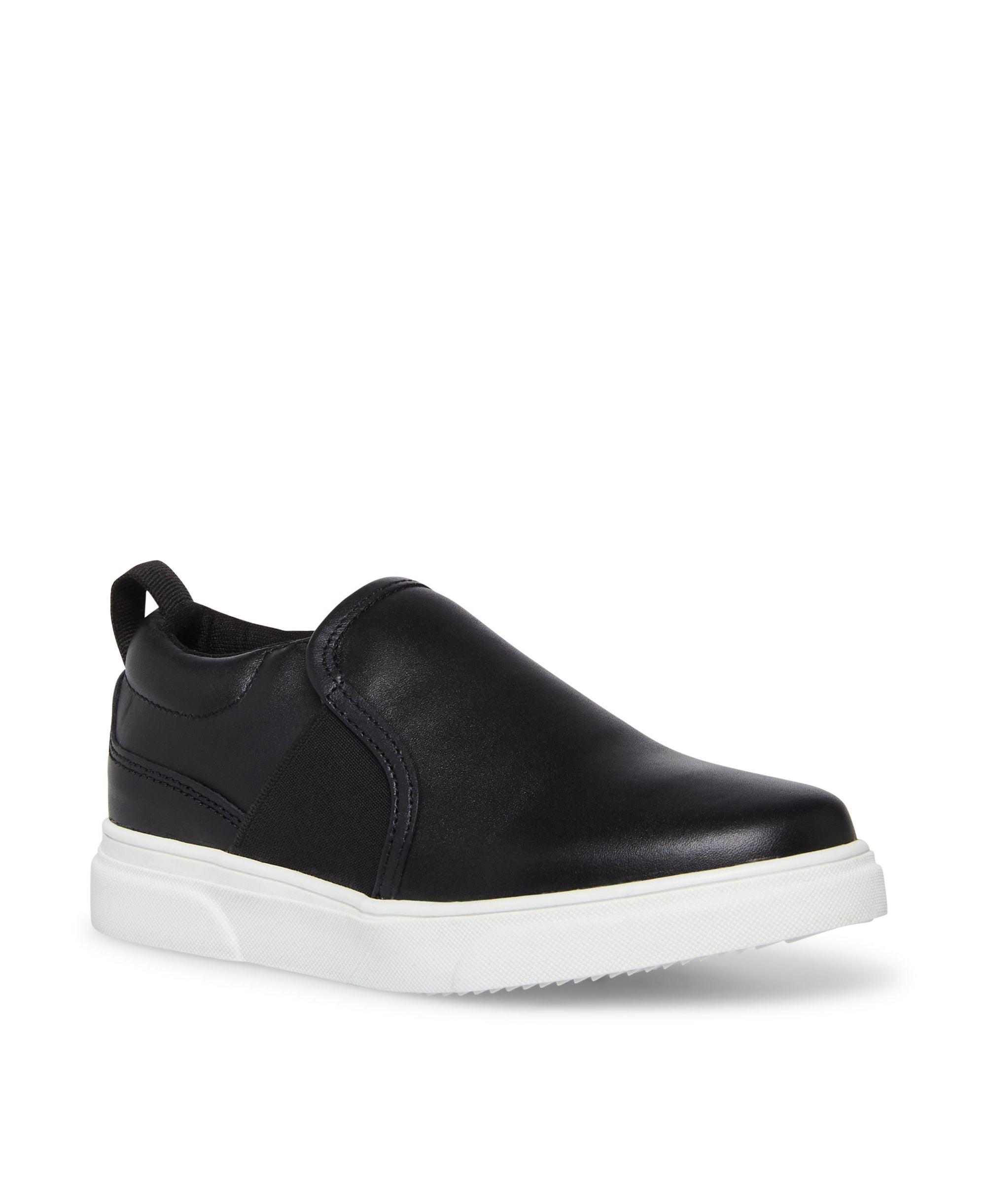 Steve Madden Little Boys Belliott Leather Slip On Loafer