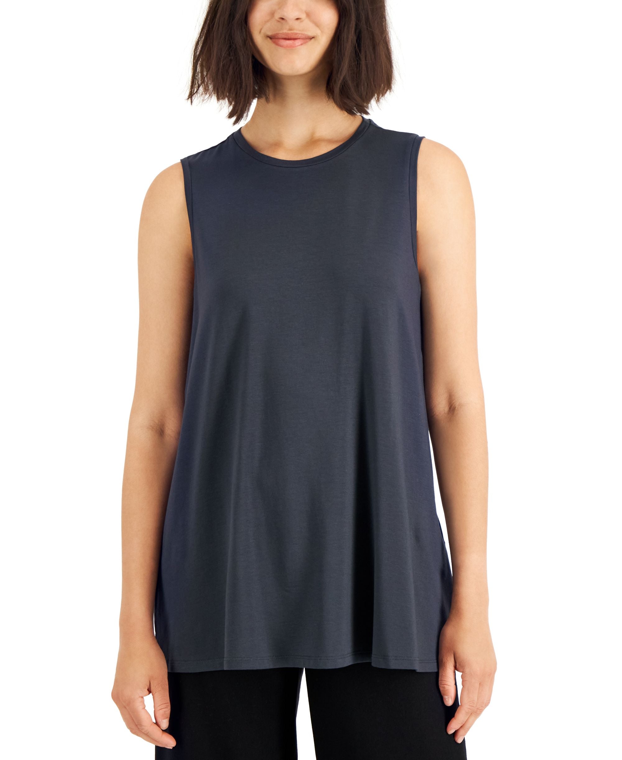 Eileen Fisher Jersey Crewneck Top