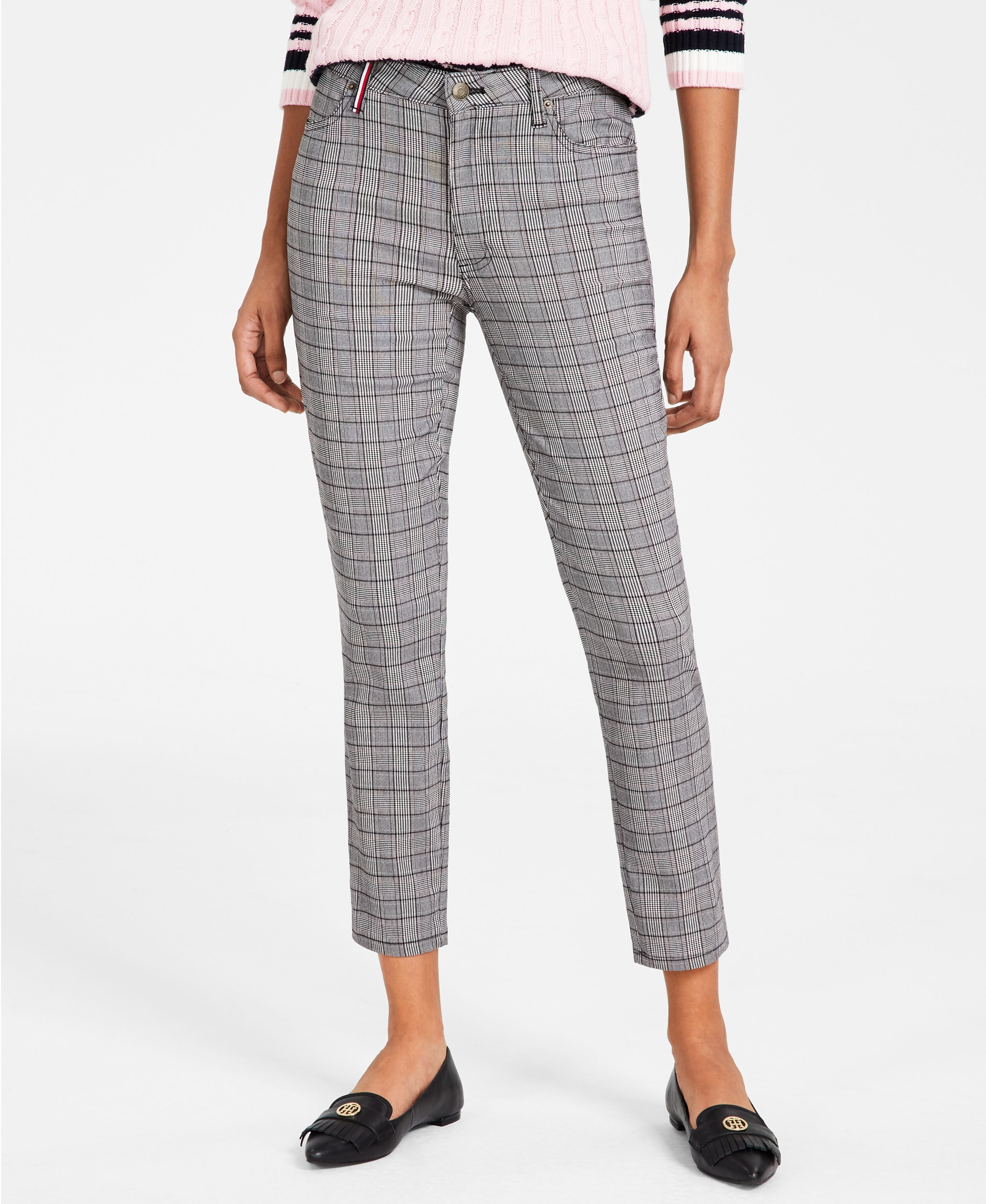 Women's Printed Skinny Ankle Pants