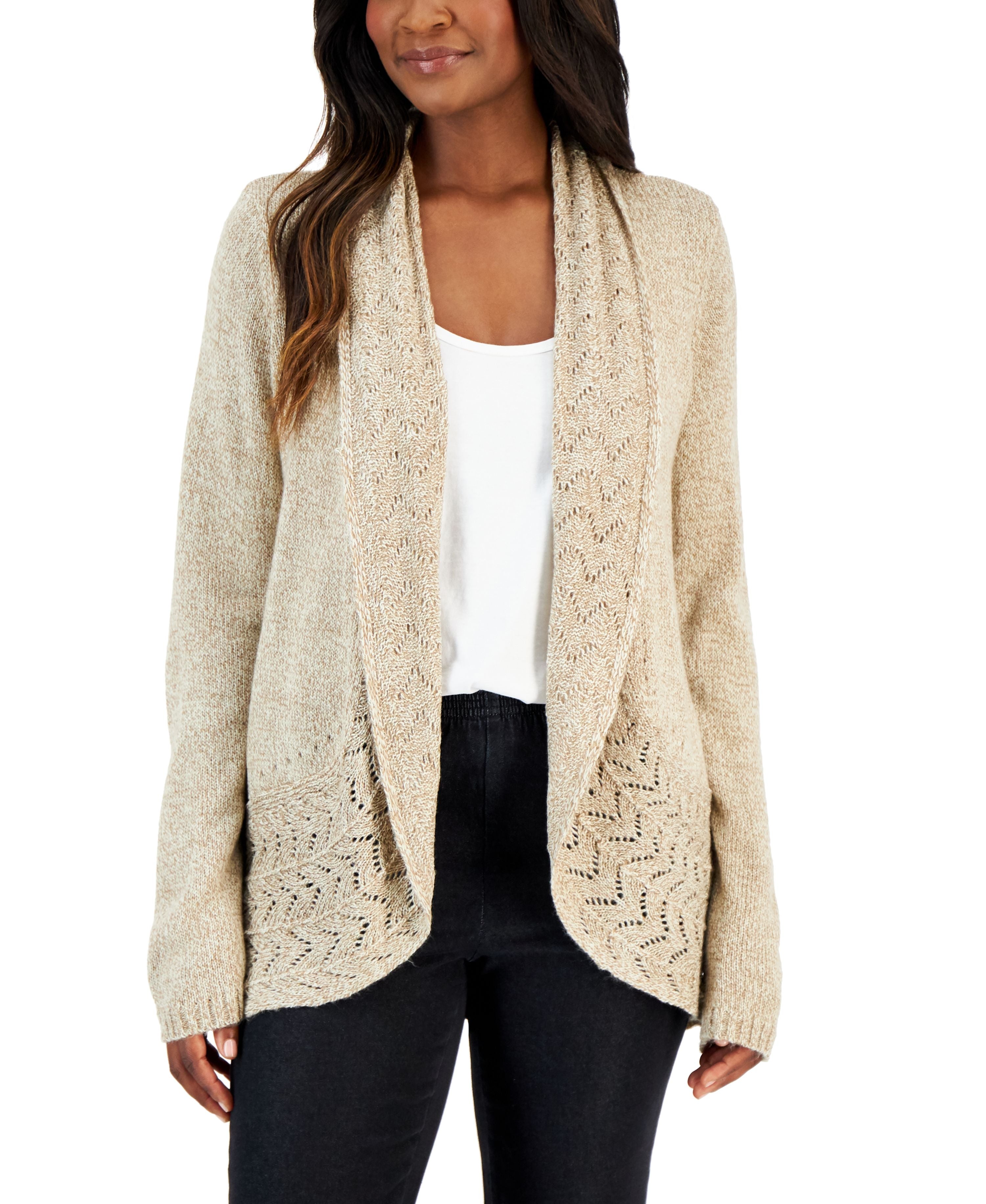 Women's Turbo Shawl-Collar Cardigan