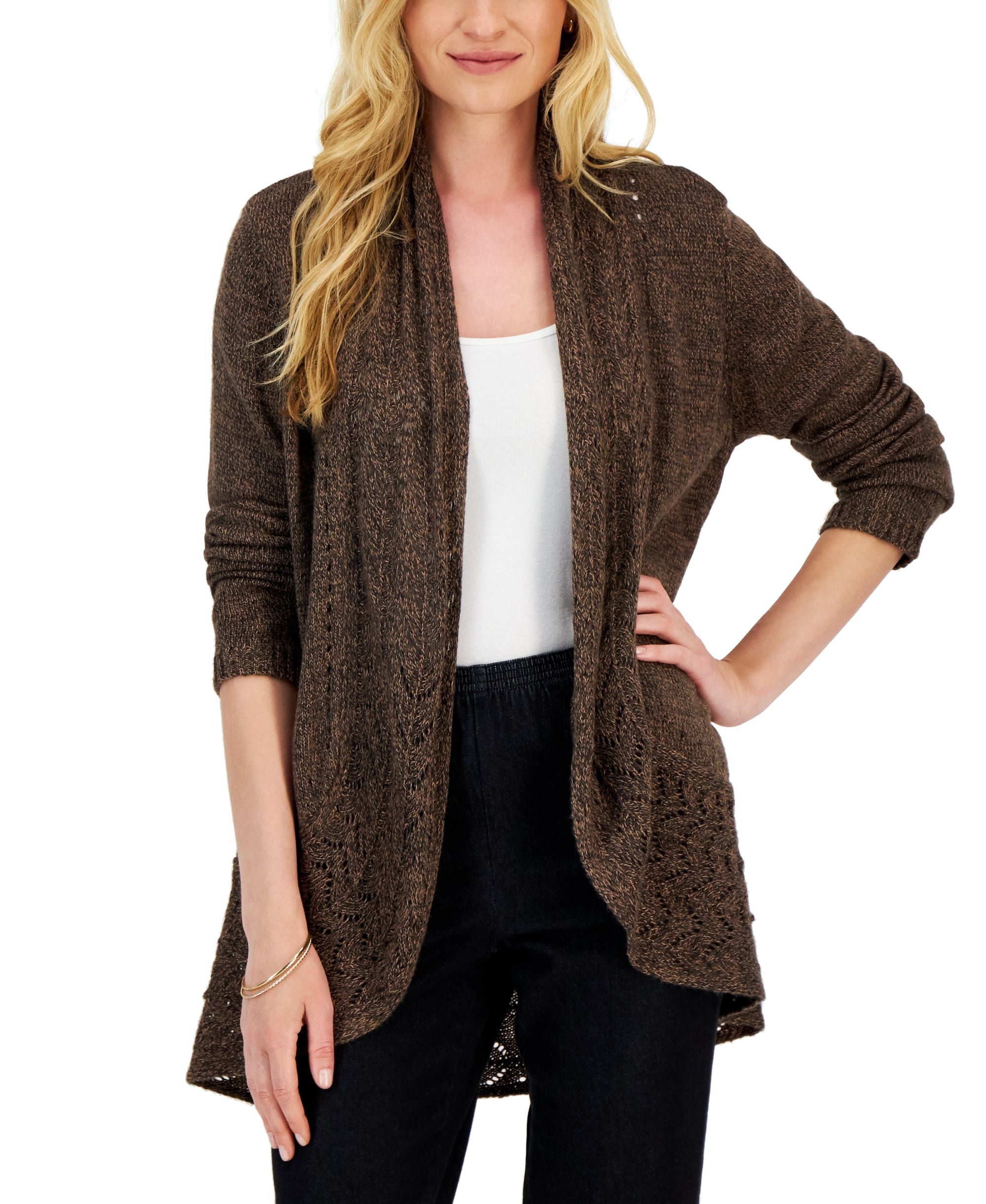 Women's Turbo Shawl-Collar Cardigan