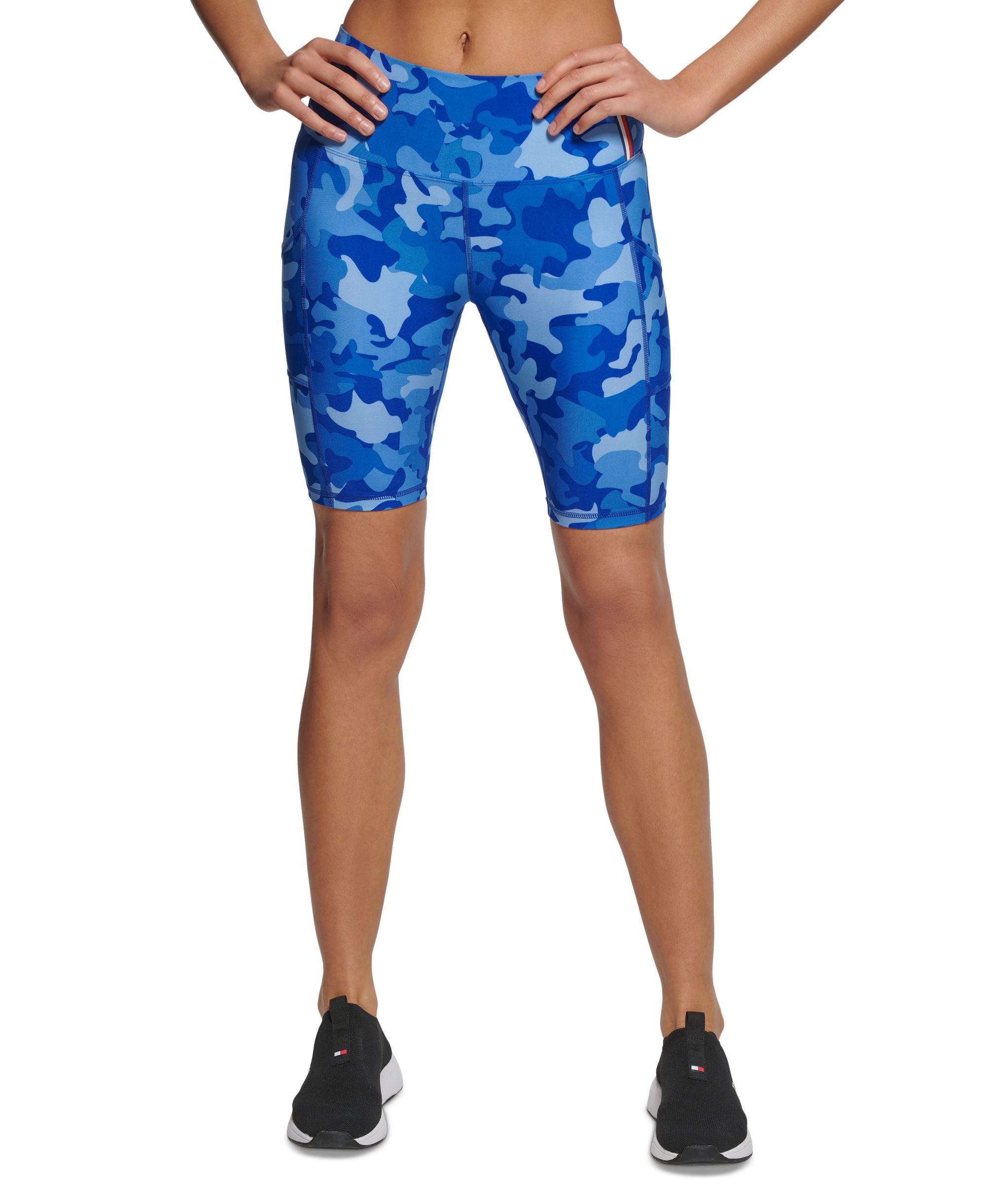 Tommy Hilfiger Sport Womens Camo Bike Shorts