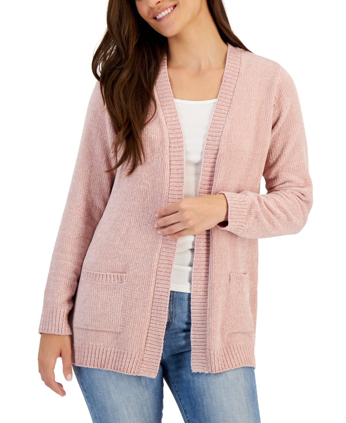 Petite Chenille Cardigan