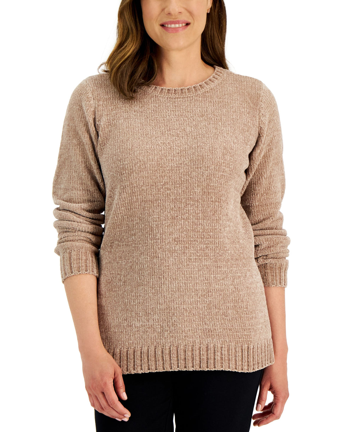 Women's Basic Chenille Sweater