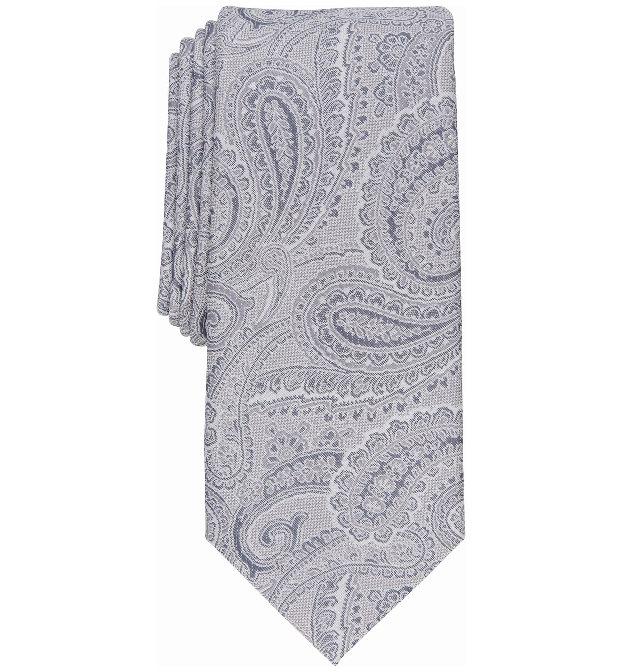 Men's Slim Paisley Tie