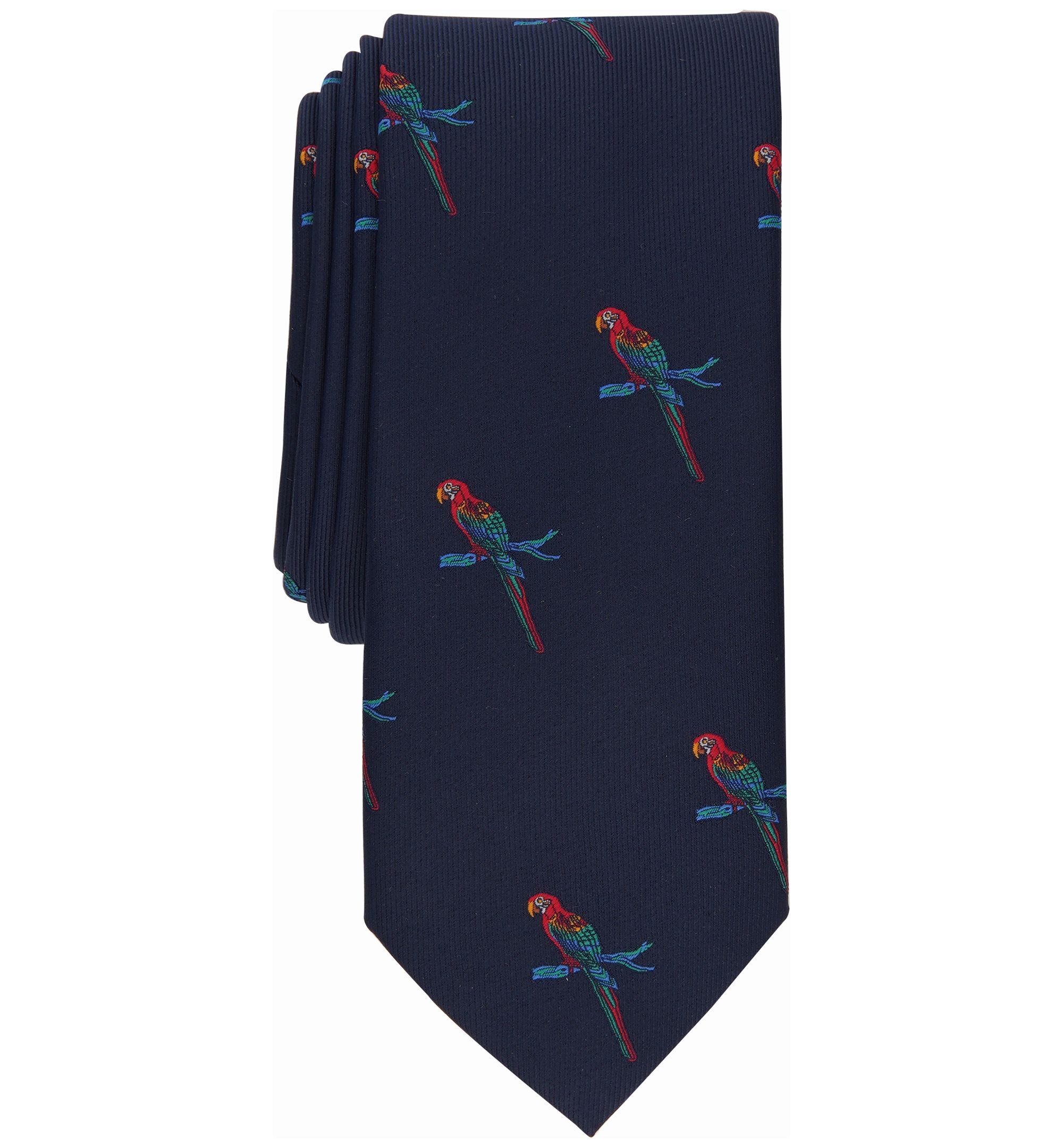 Men's Parrot Skinny Tie