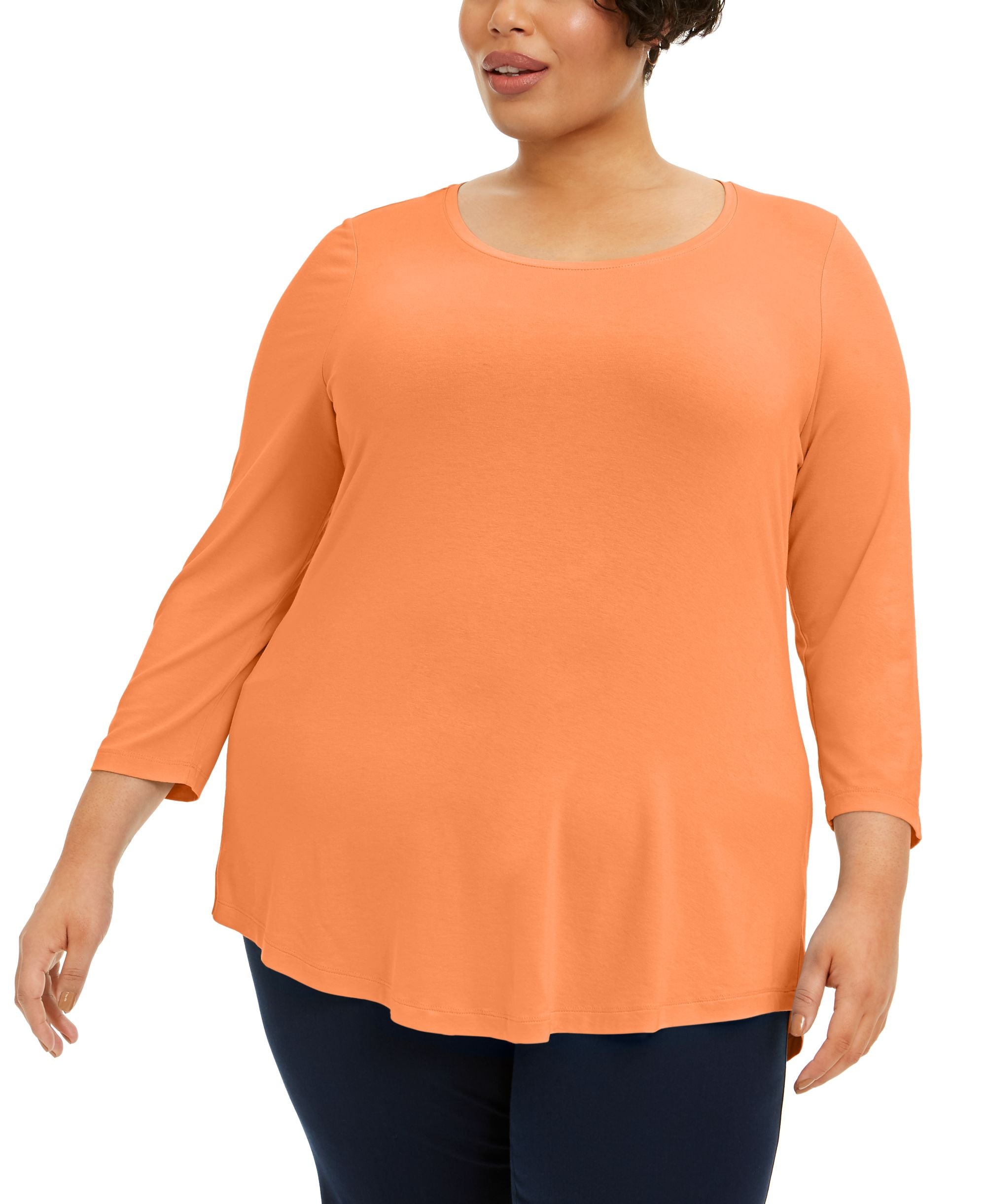 Plus Size Scoopneck Top