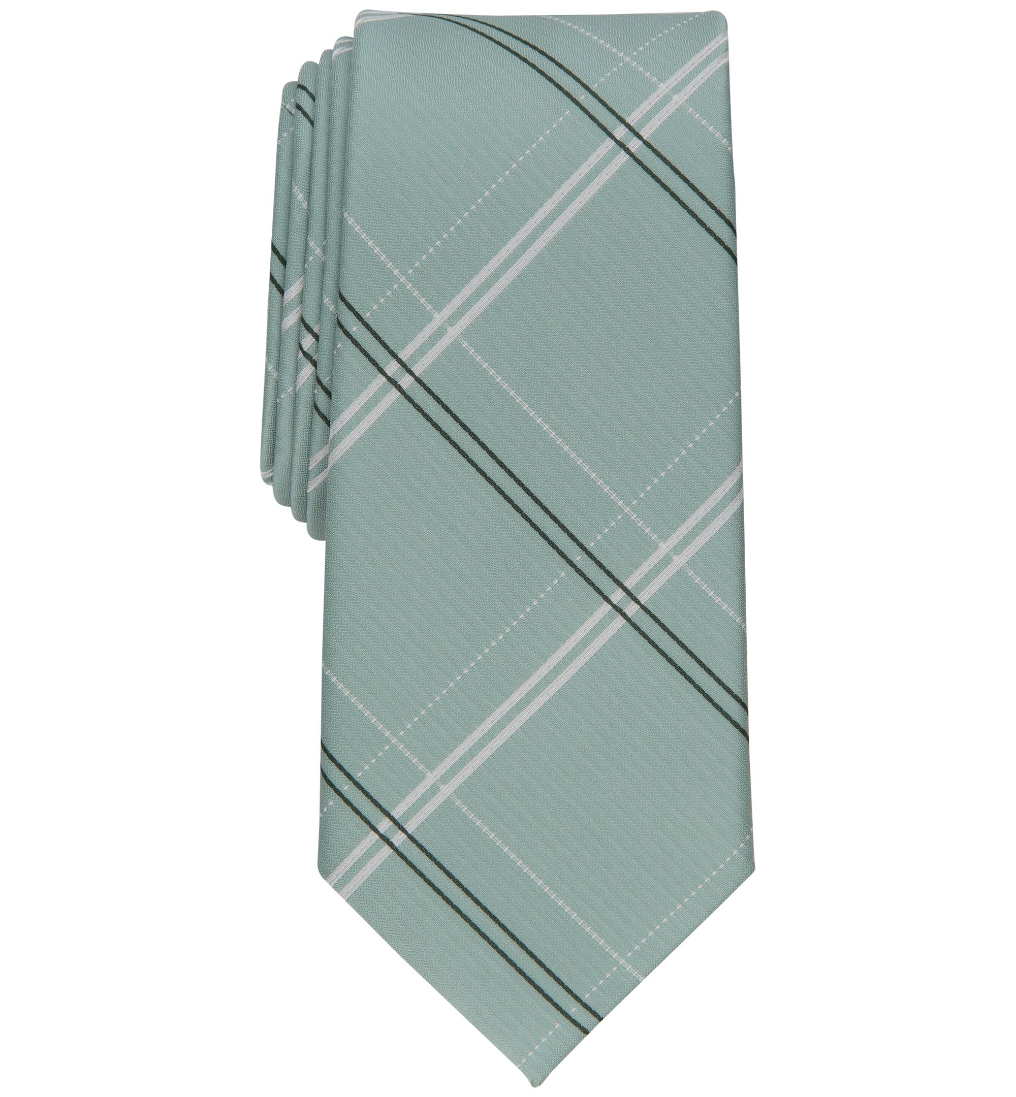 Men's Slim Plaid Tie