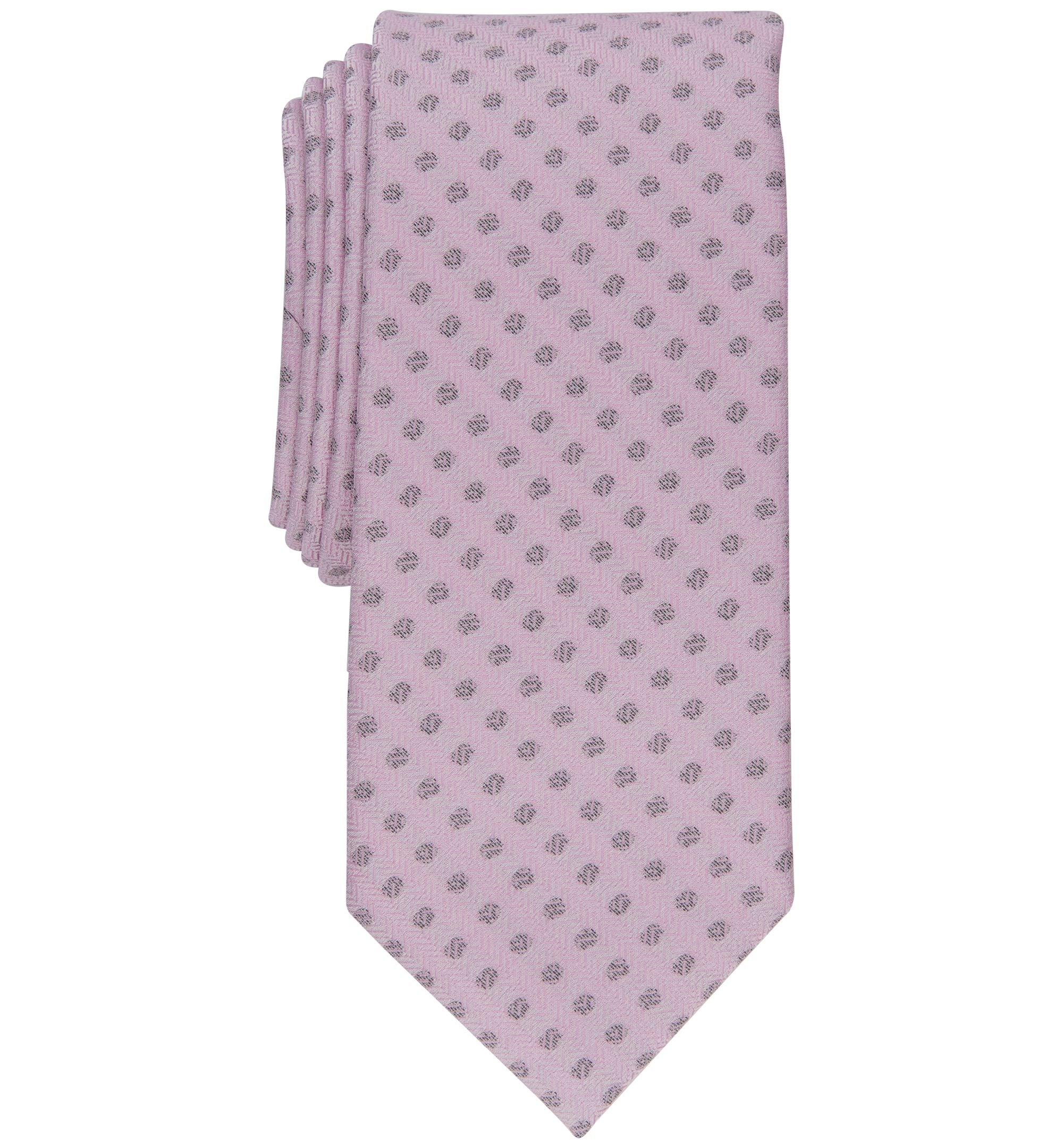 Men's Slim Herringbone Dot Tie