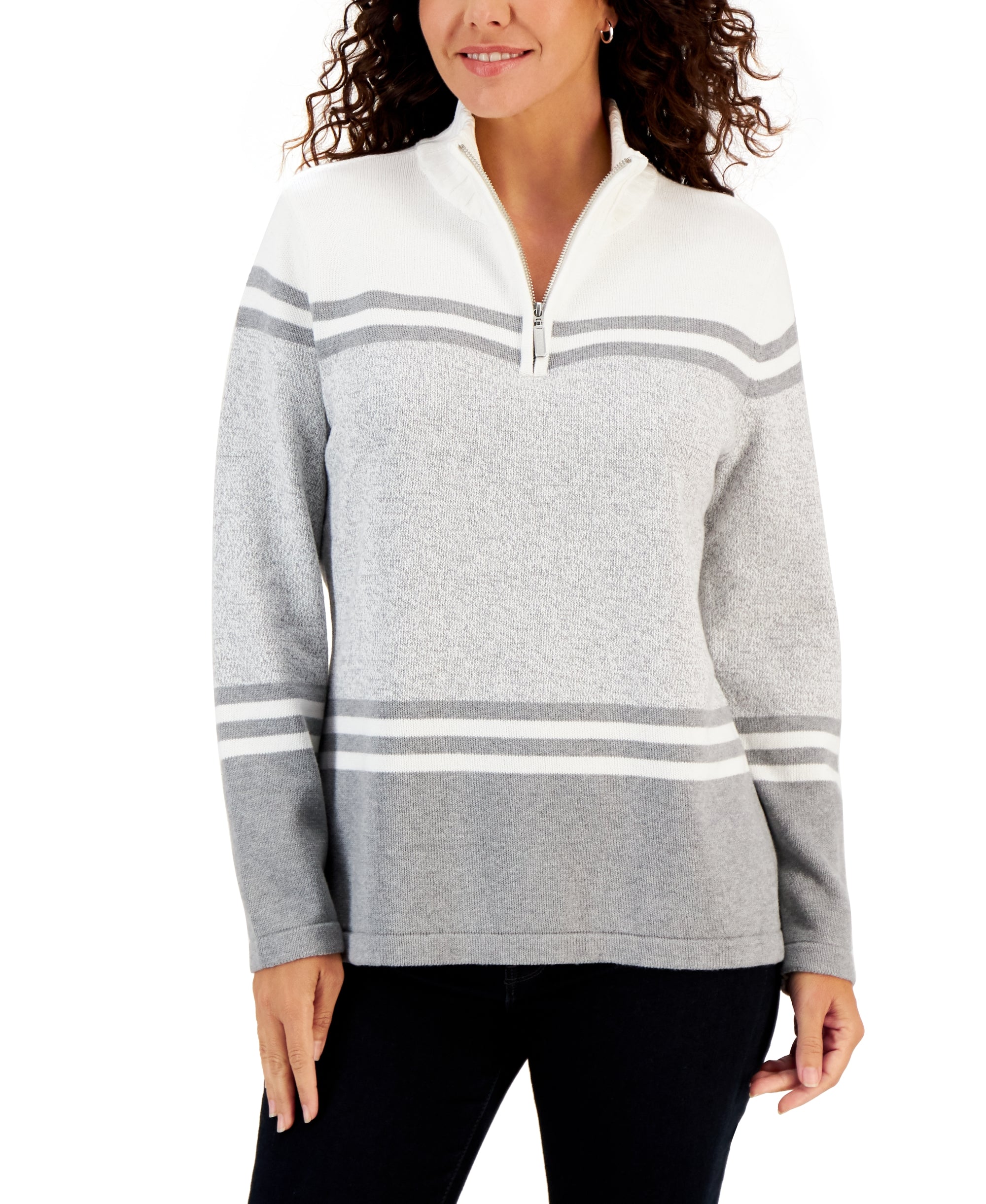 Women's Mapleton Half-Zip Cotton Sweater