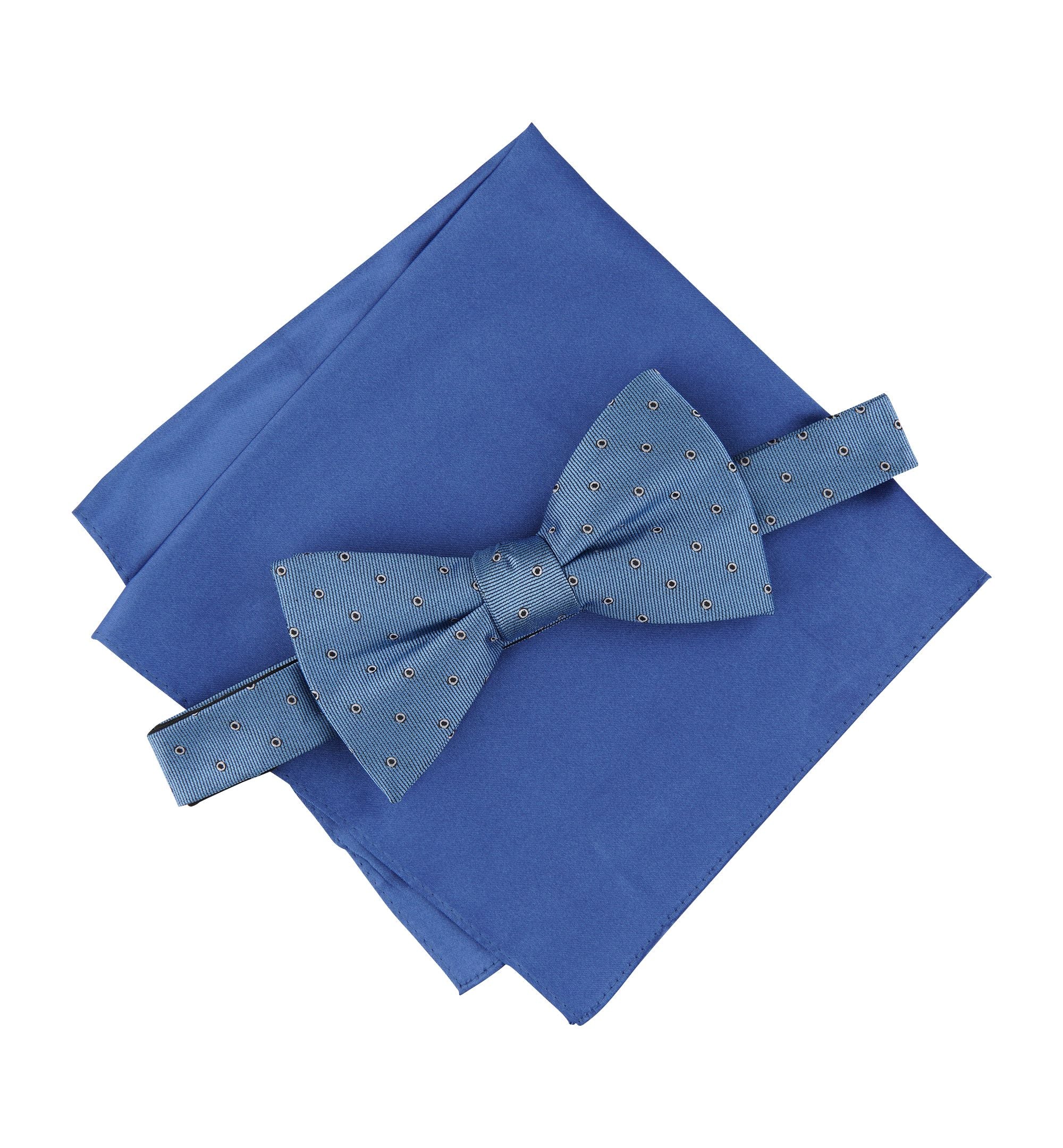 Men's Somper Mini-Dot Bow Tie & Pocket Square Set