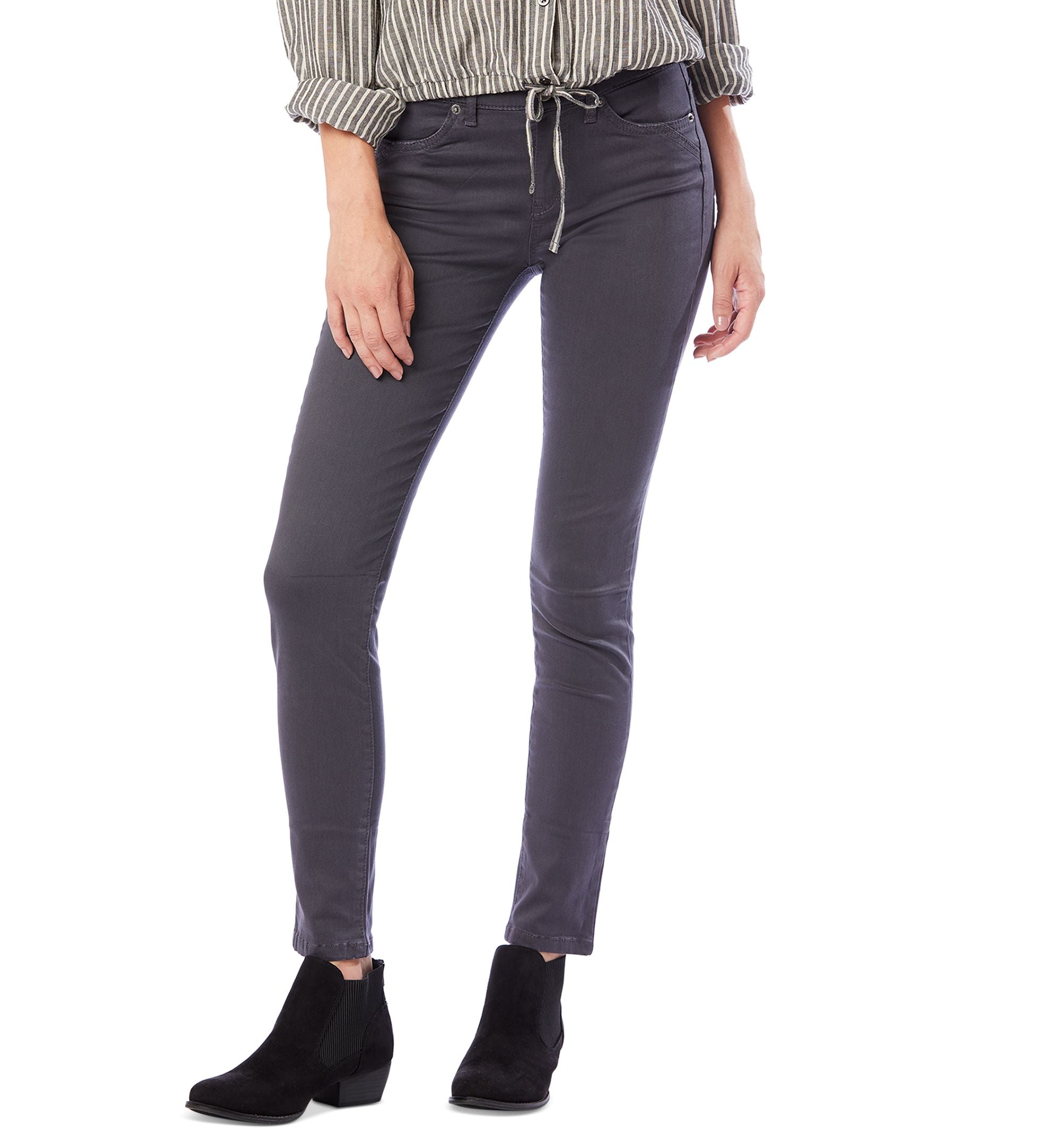 Juniors' Karma Stretchy High Waisted Skinny Pants