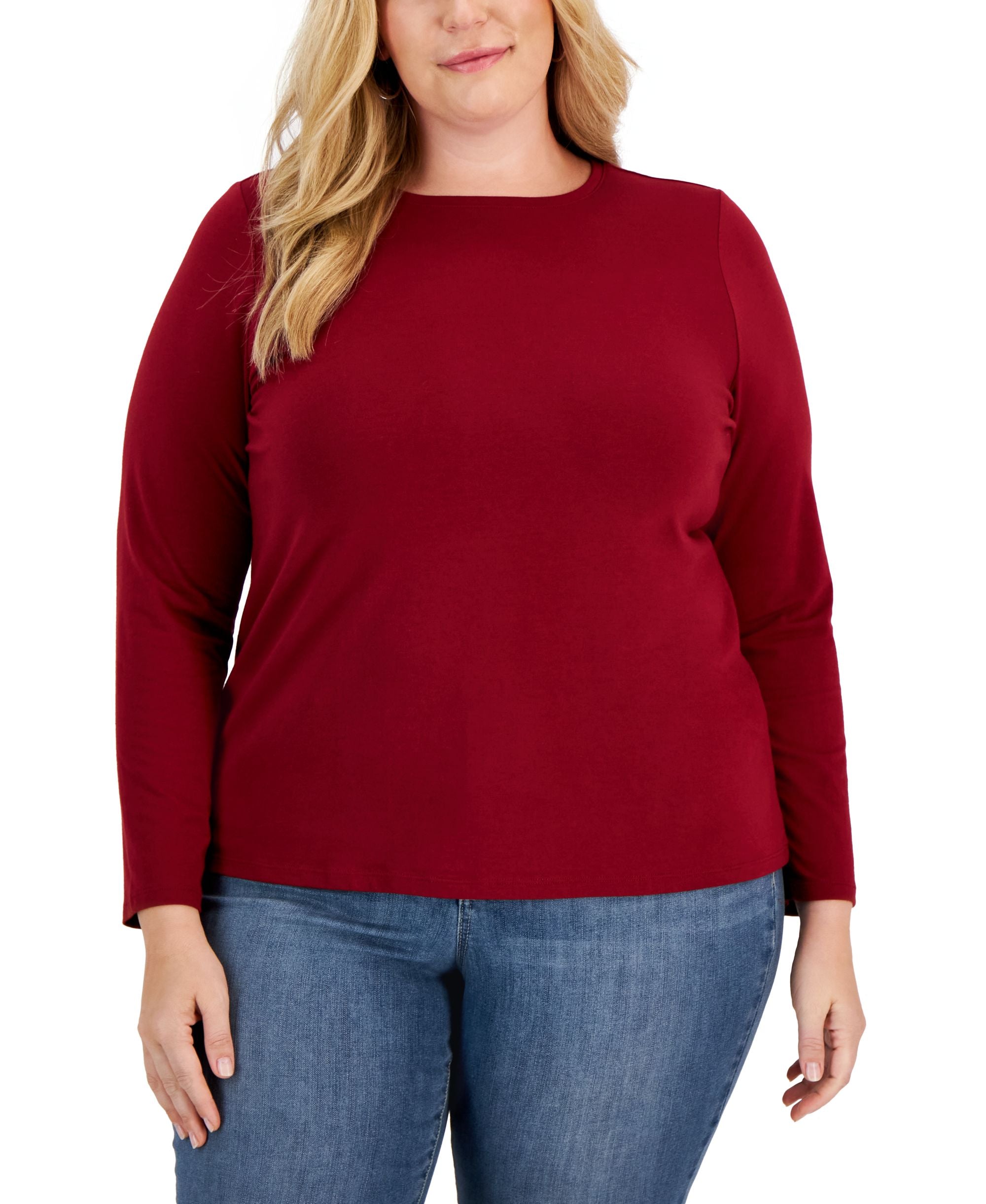 Style & Co Plus Size Long Sleeve T-Shirt