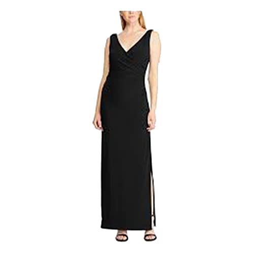 Lauren Ralph Lauren Rhinestone Pin Strapless Jersey Gown