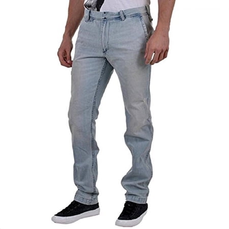 Diesel Men's CHI-Tight-D Trousers 0GAAM Faded Slim Fit Denim Pants (30, Denim)