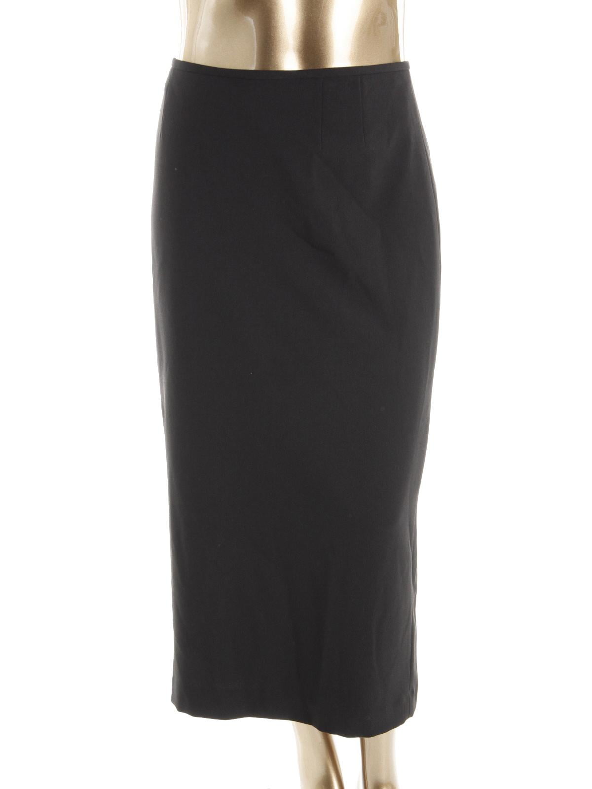 Crepe Column Skirt