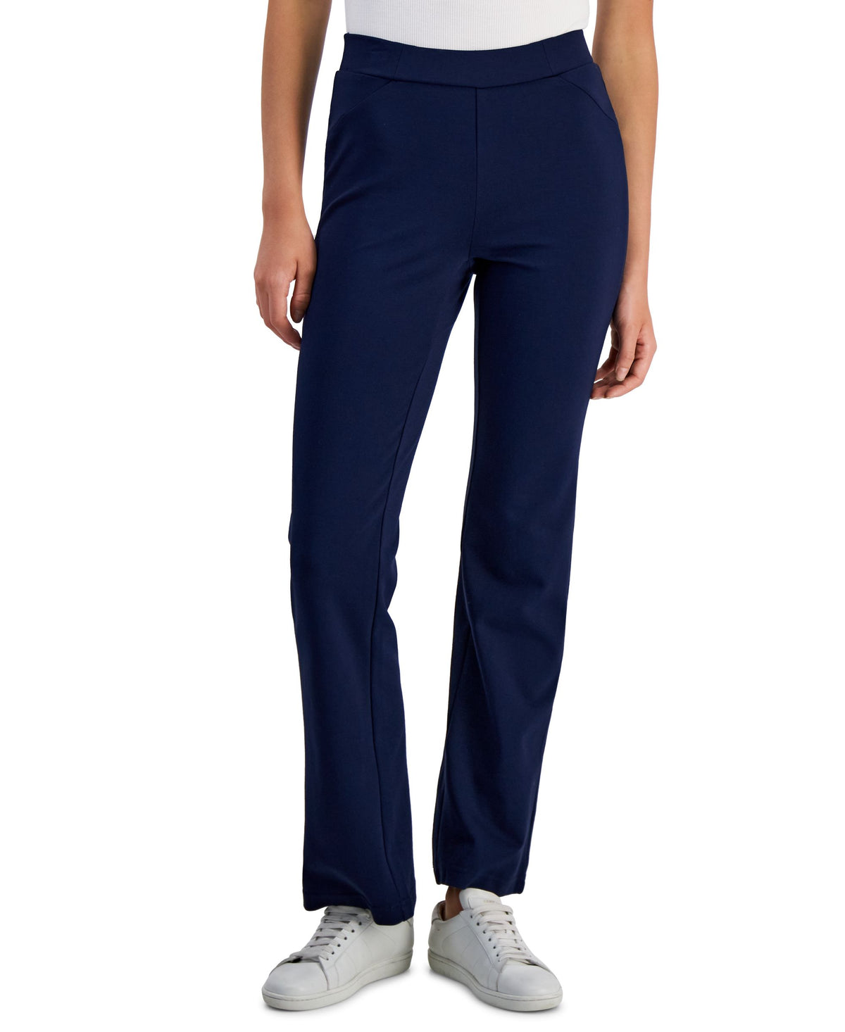 Style & Co Womens Ponte Knit Boot Cut Pants