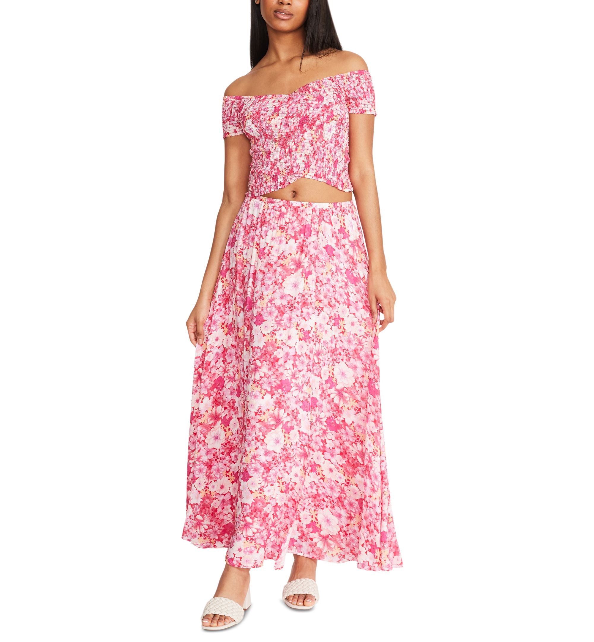 Women's Floral Compass Top