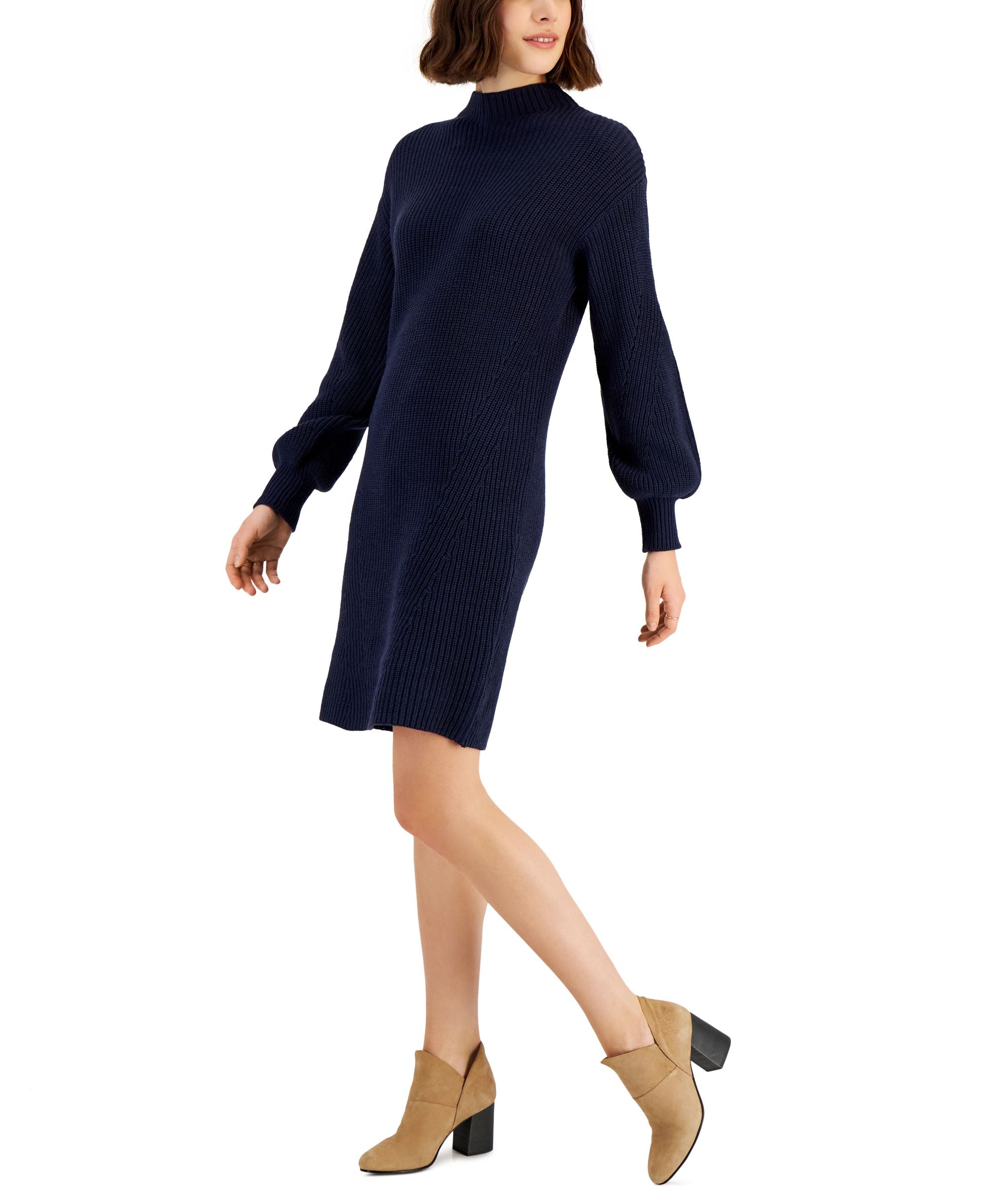 Style & Co Petite Easy Sweater Dress