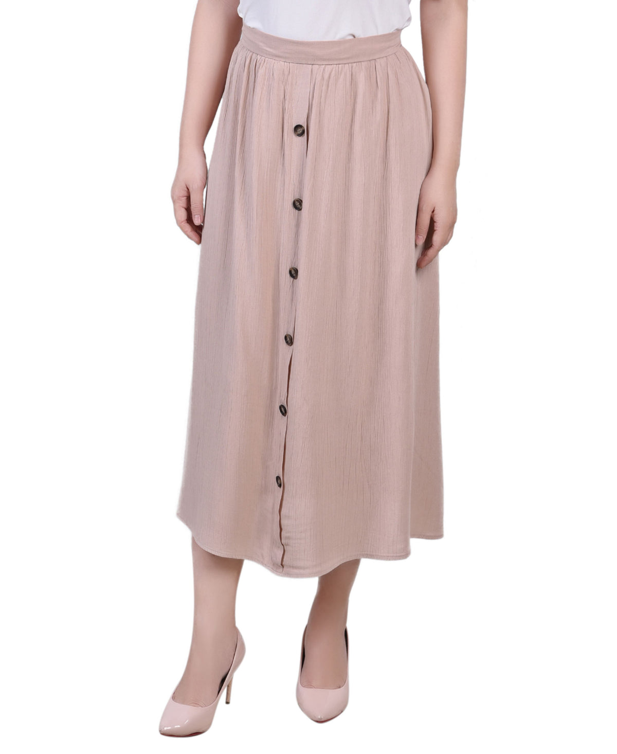 Petite Midi Length A-Line Skirts
