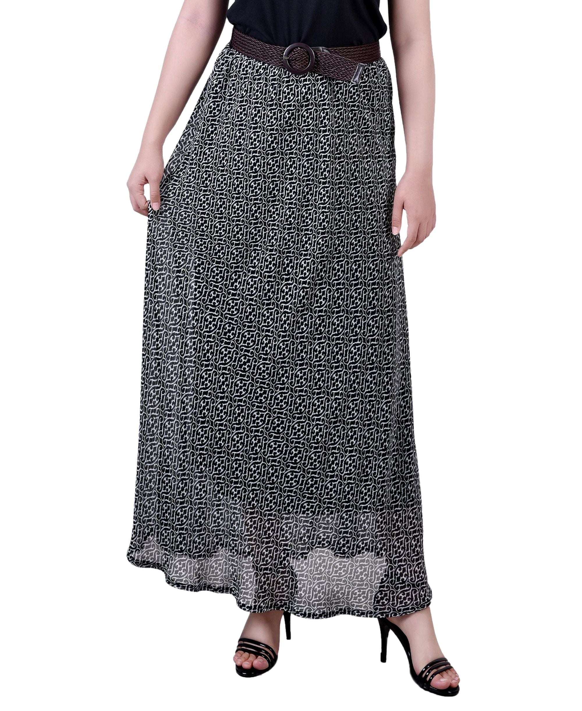 Petite Chiffon Maxi Skirts