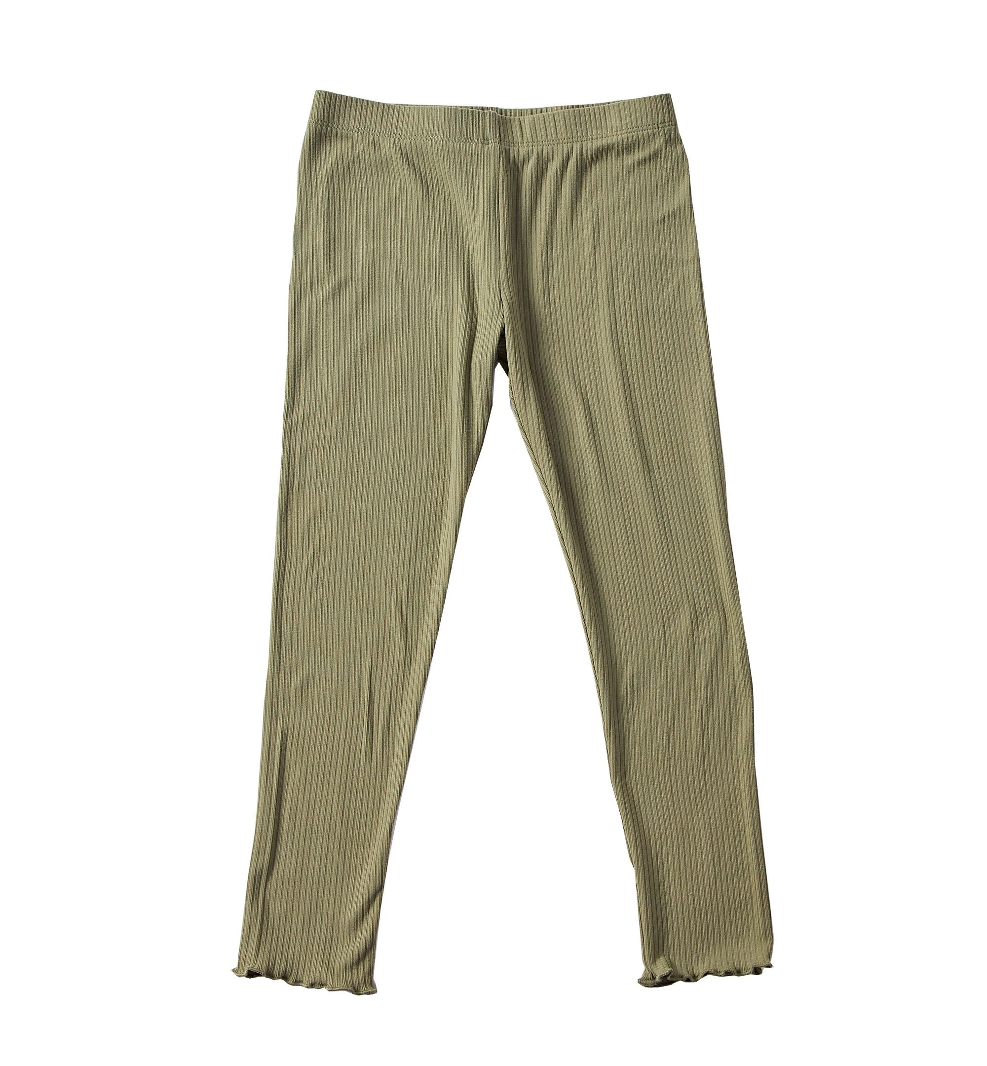 Little Girls Rib Leggings