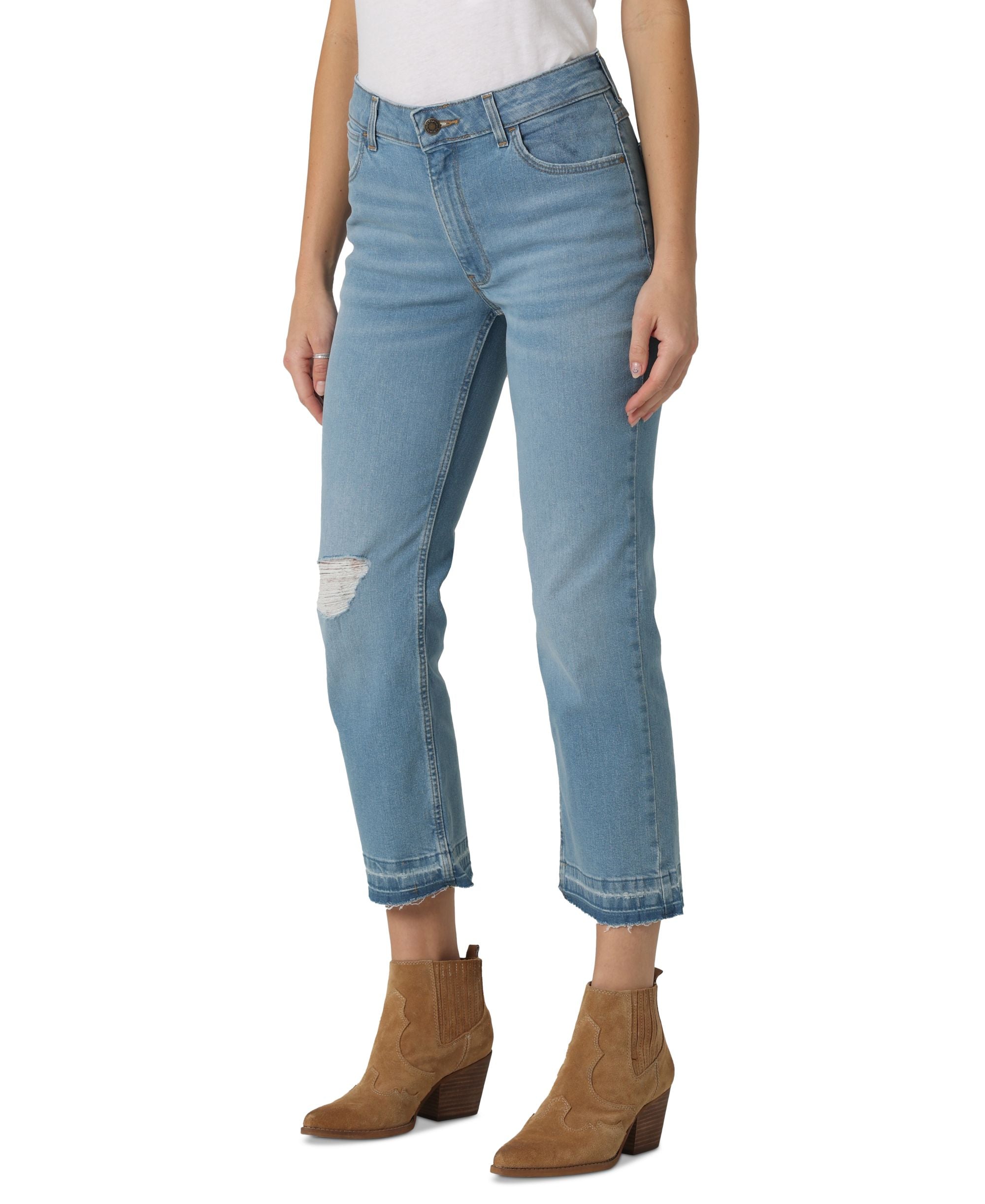 Wrangler Womens Flared Ankle Jeans
