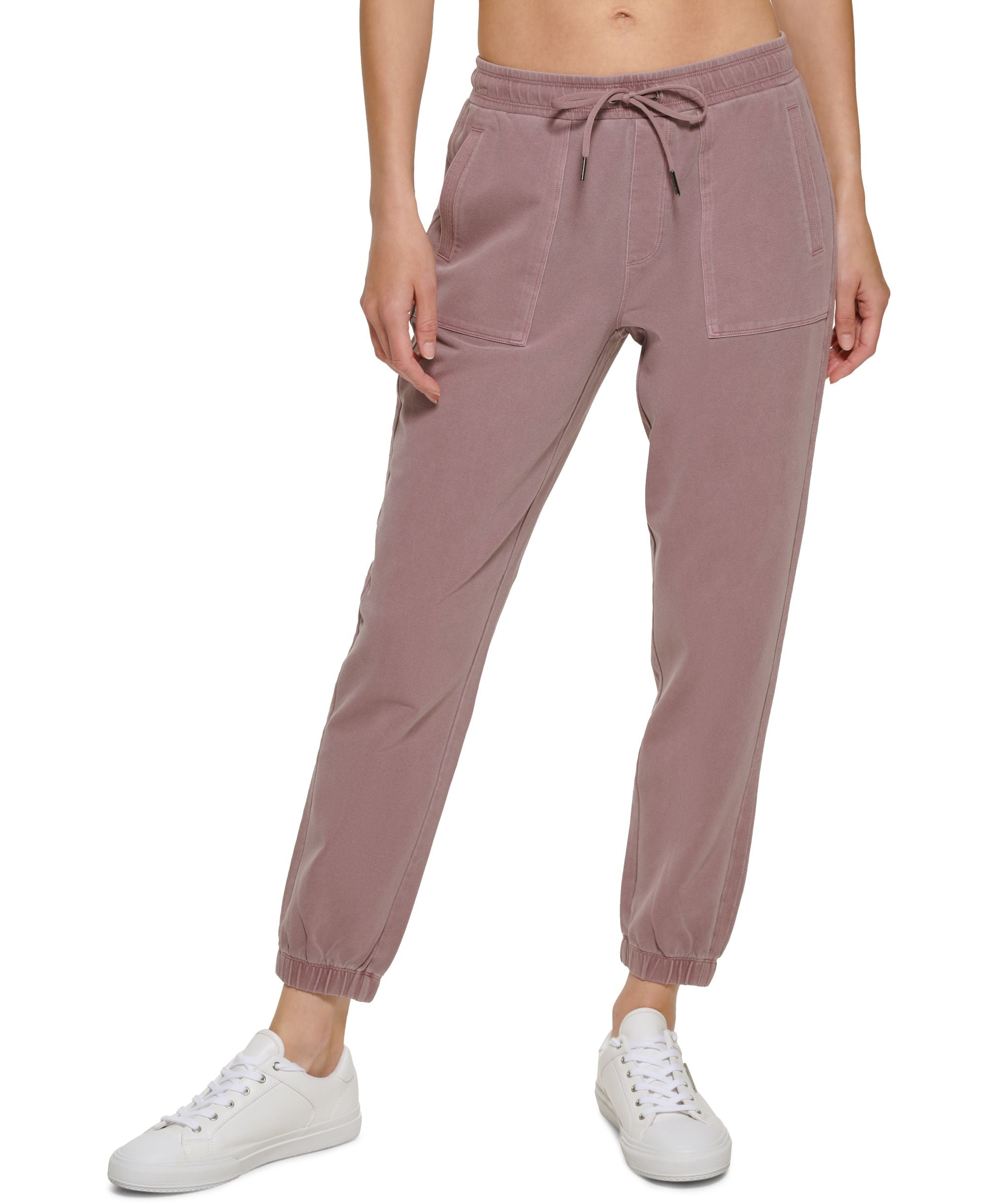Women's Garment Dye Smocked Waist Joggers