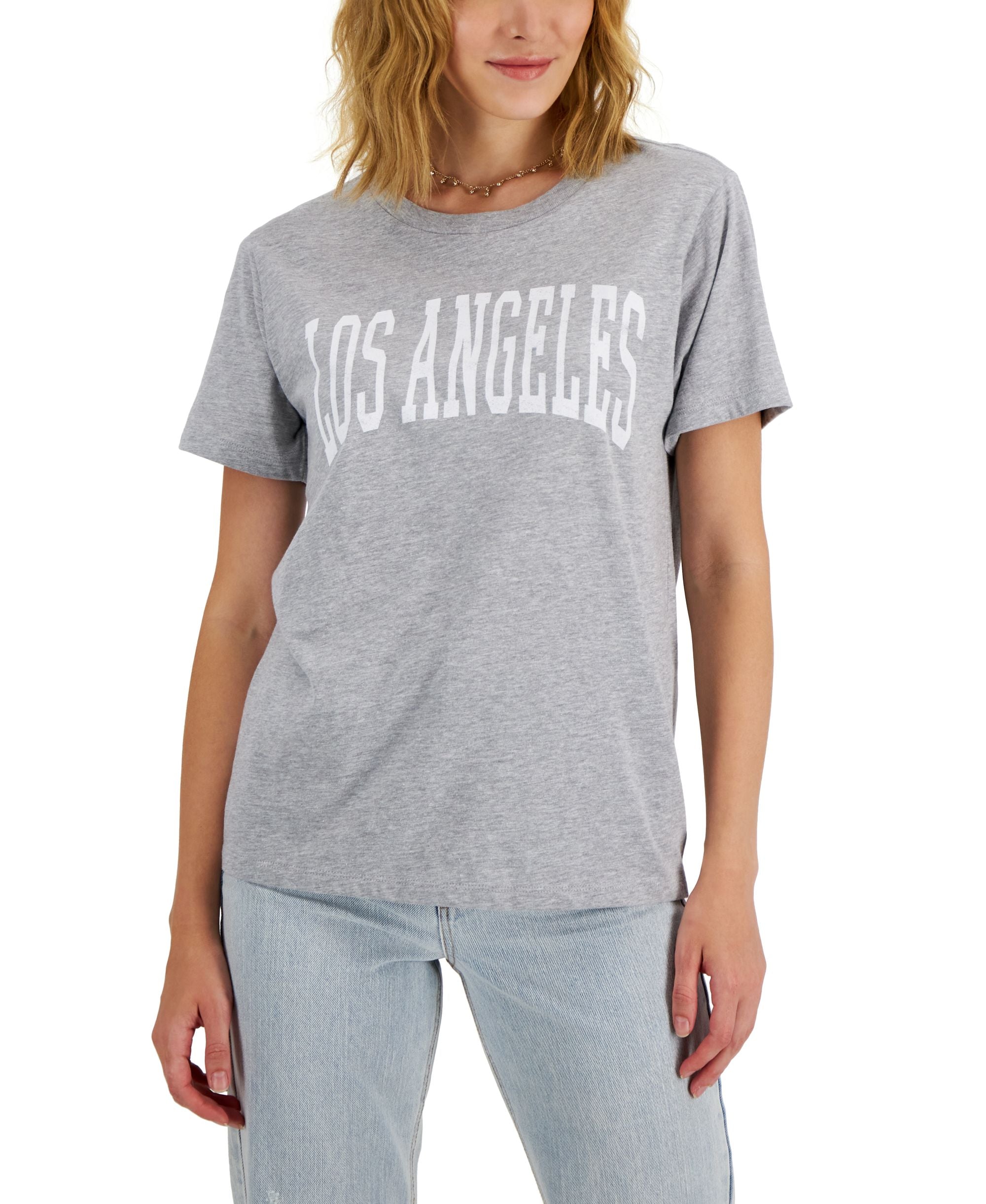 Juniors' Cotton Los Angeles T-Shirt