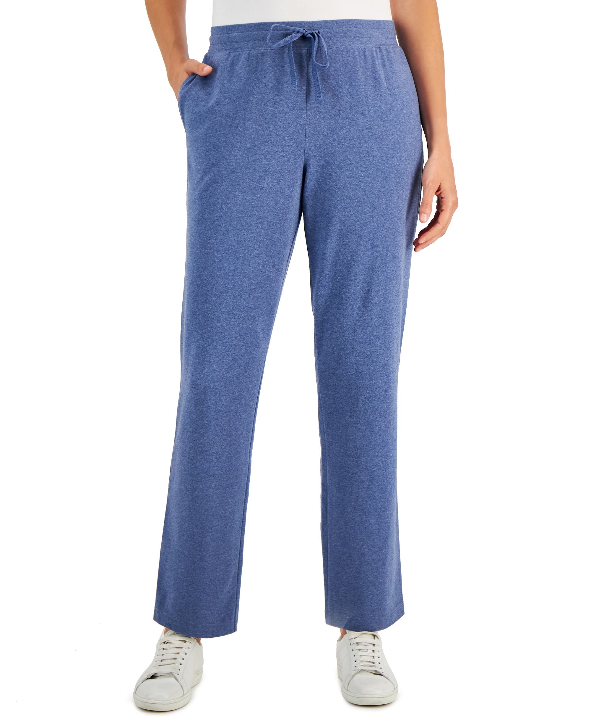 Karen Scott Petite Drawstring Active Pants
