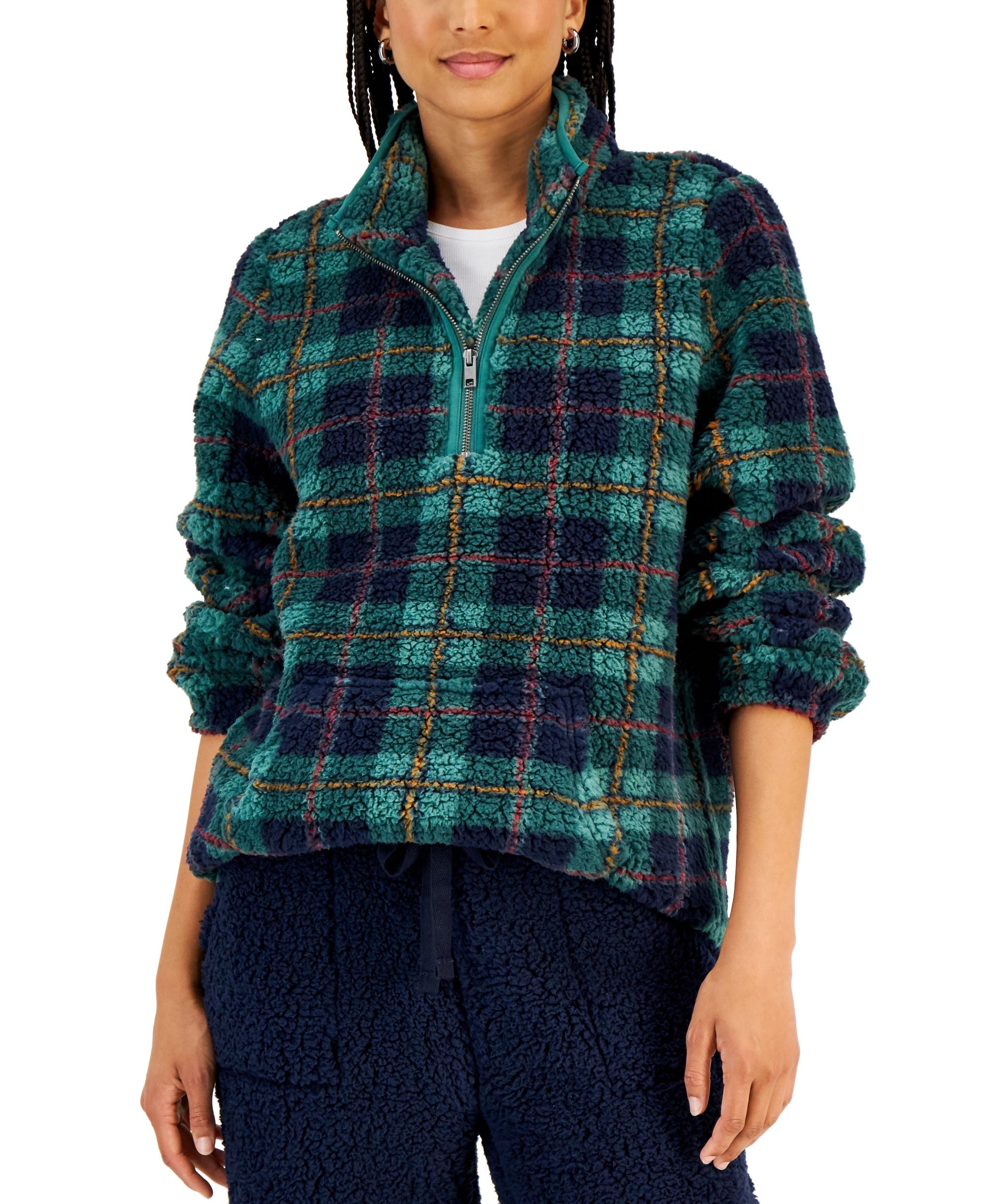 Women's Quarter Zip Sherpa Pullover