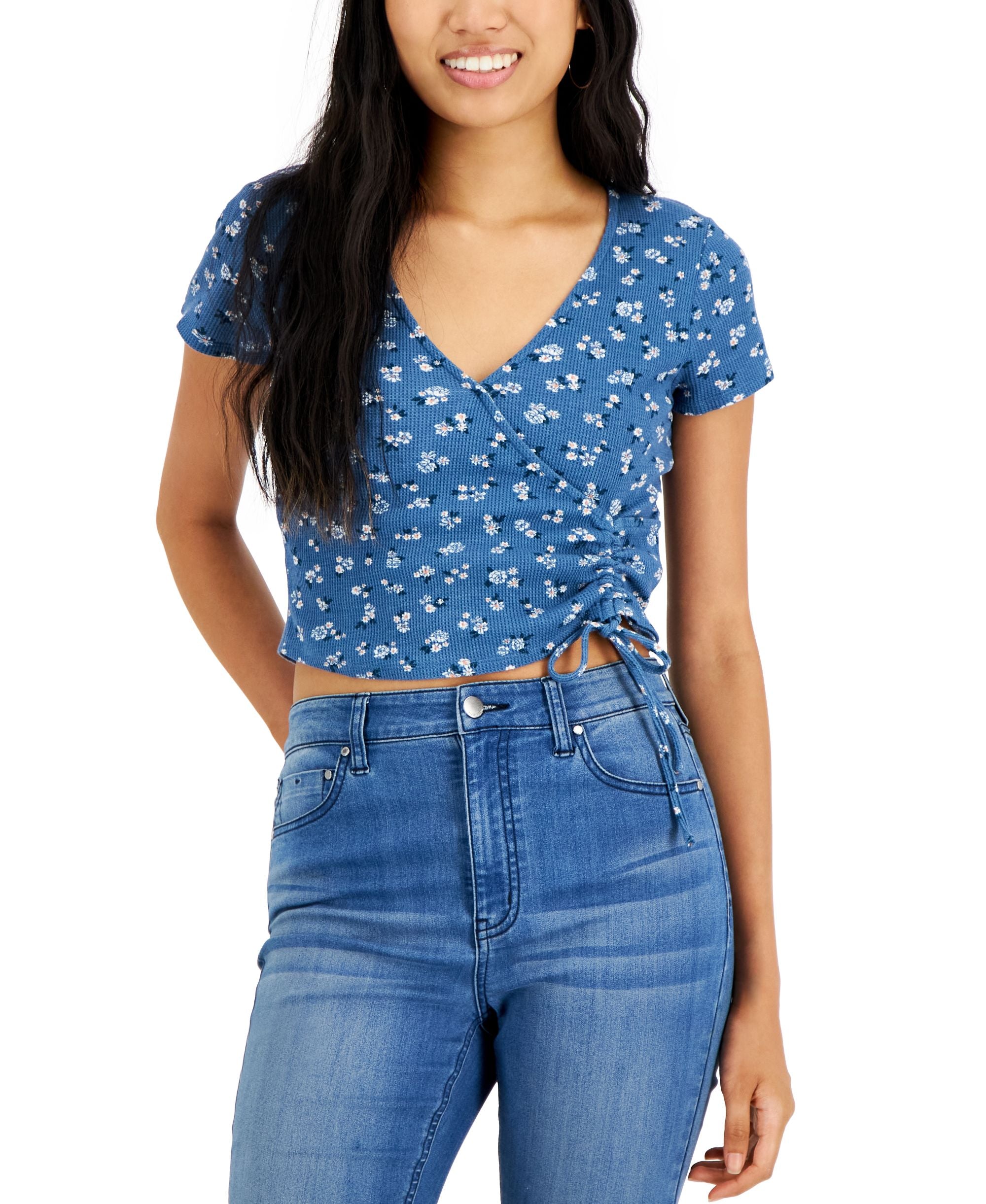 Women's Seamless High-Neck Cropped Tank Top