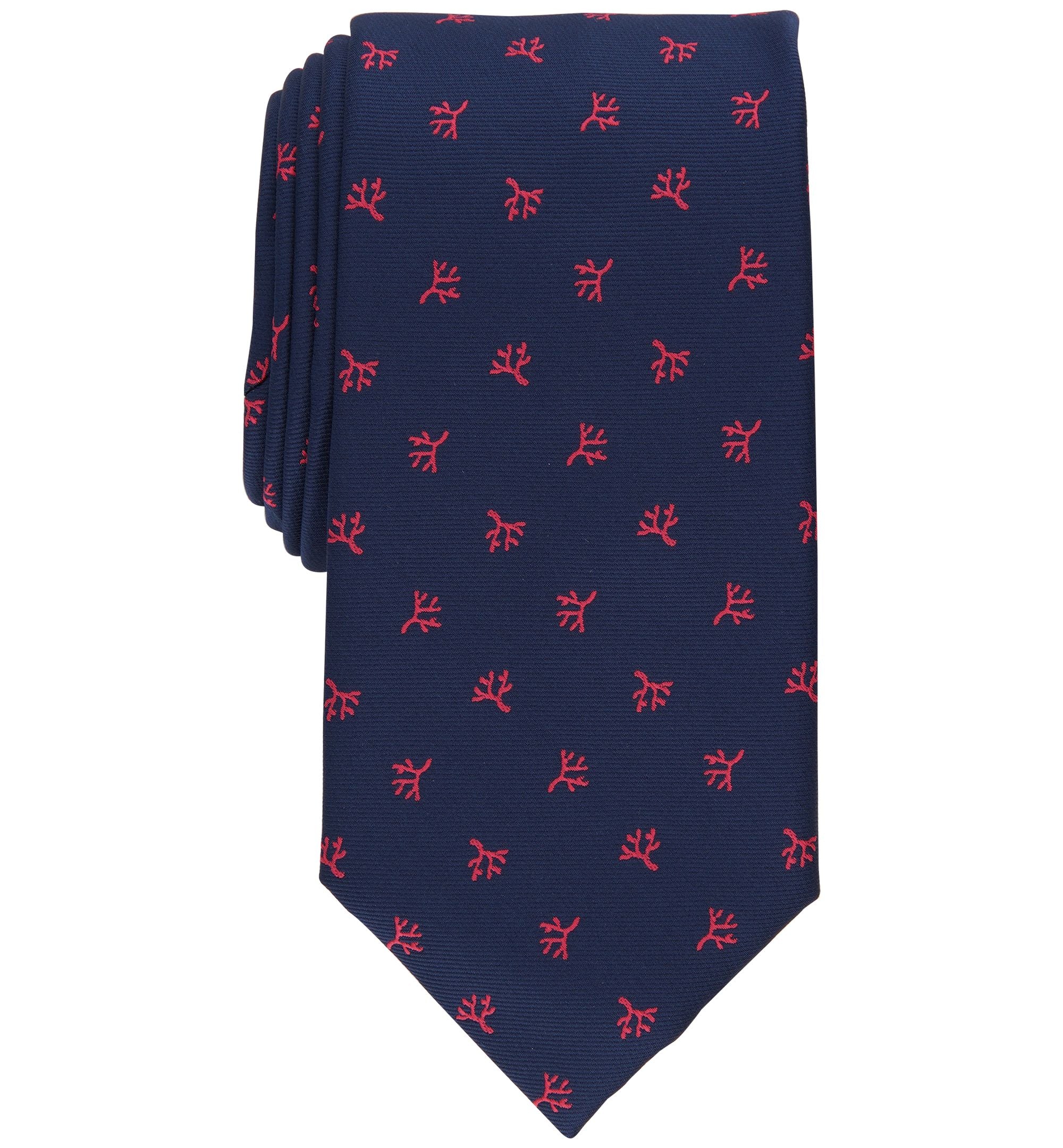 Men's Classic Coral Neat Tie