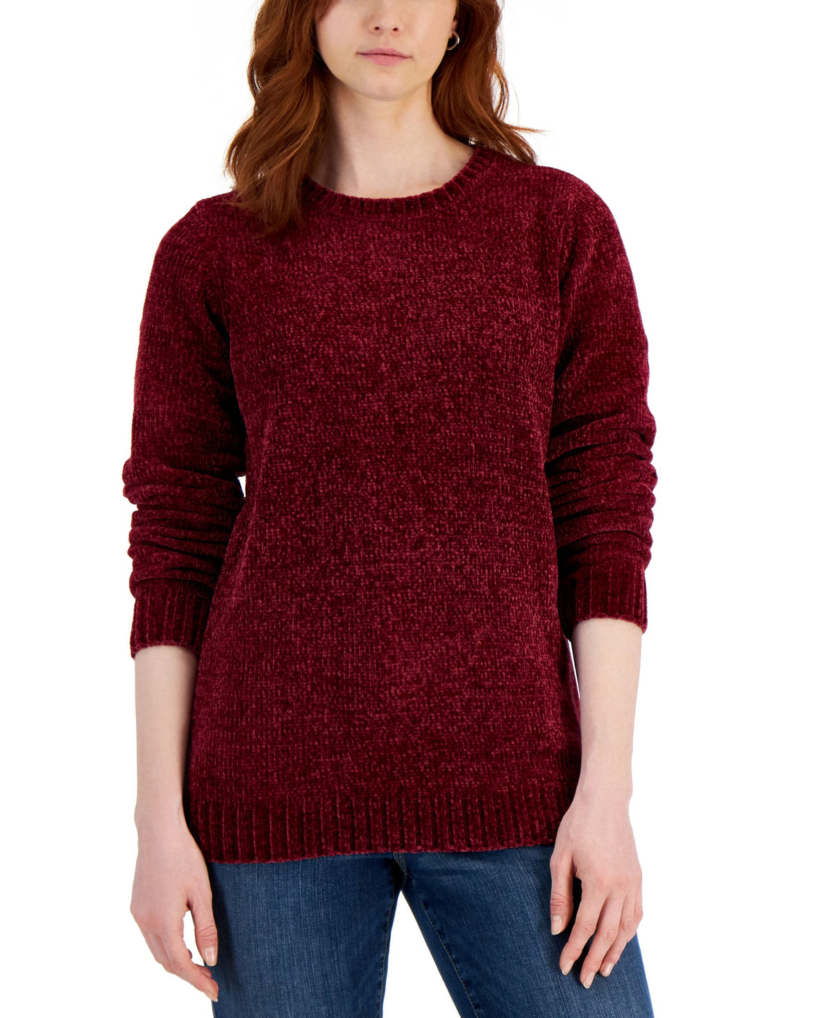 Women's Basic Chenille Sweater
