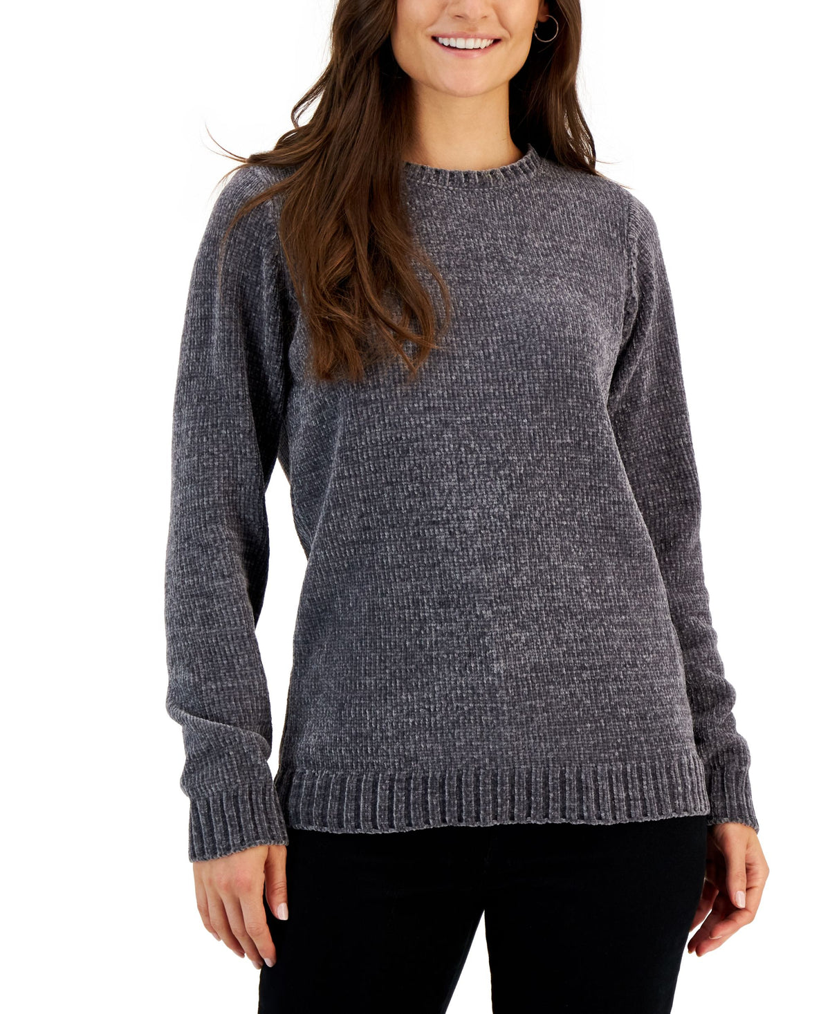 Women's Basic Chenille Sweater