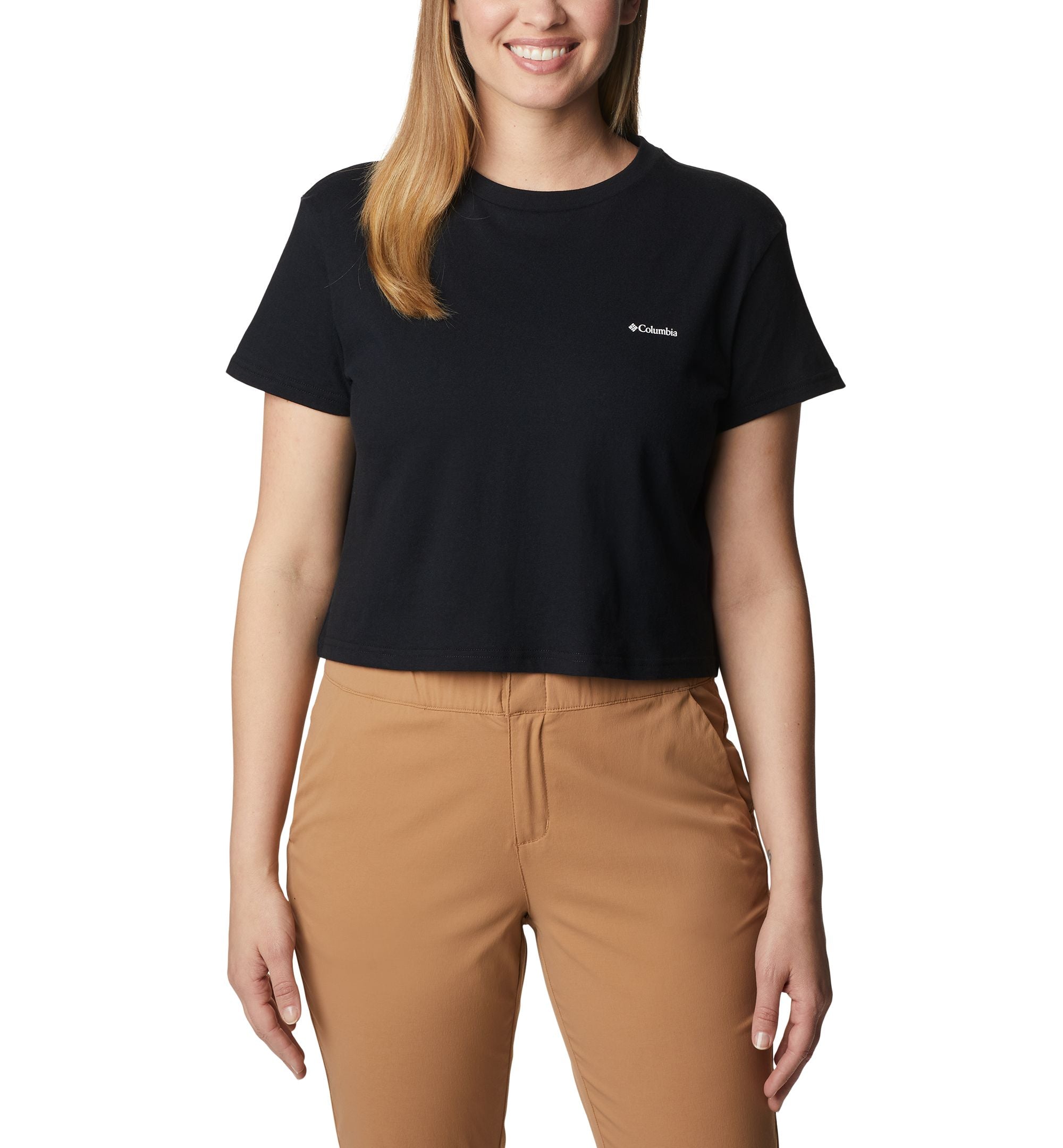 Columbia Womens North Cascades Cropped T-Shirt