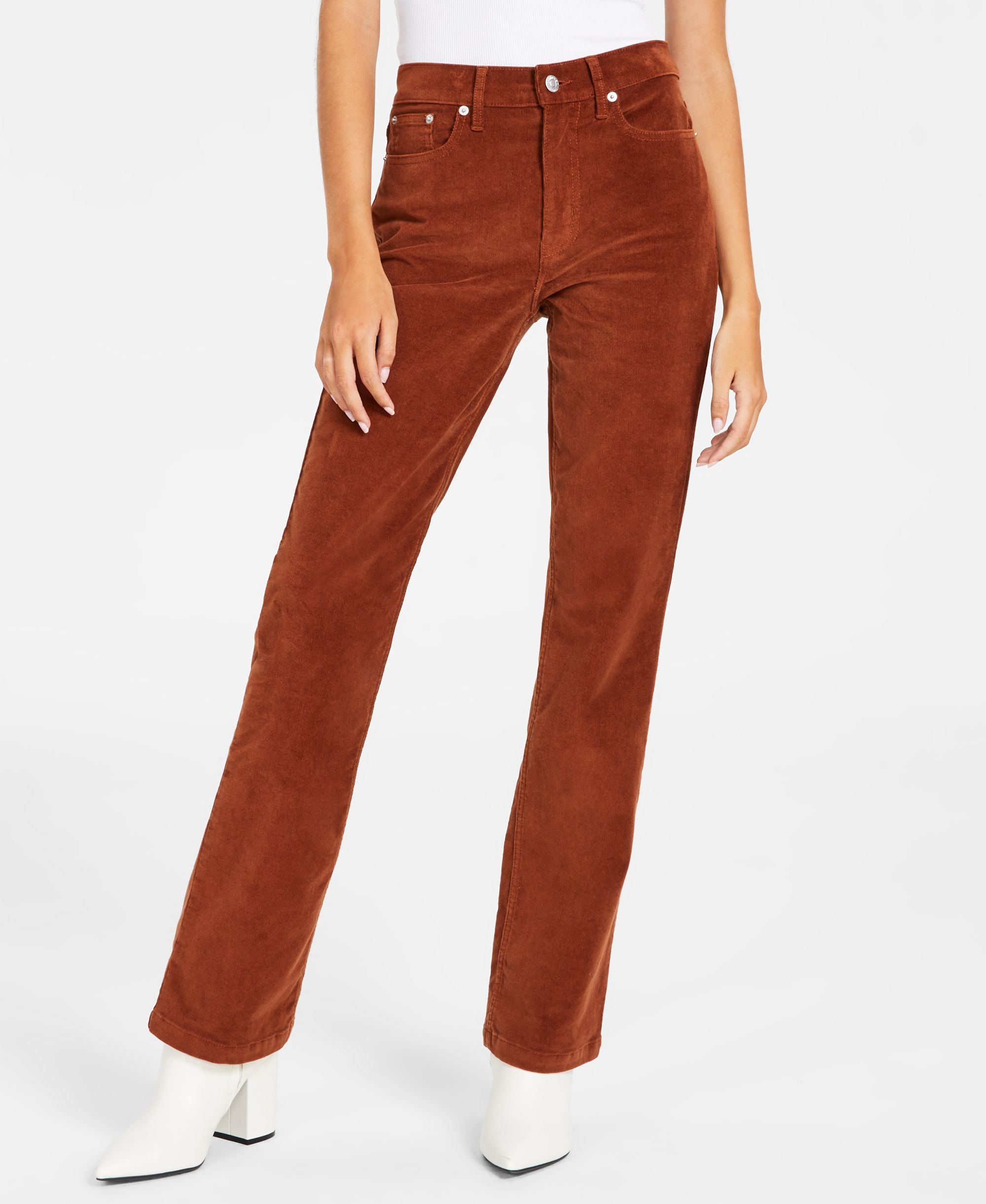 Petite Corduroy Stretch Pants