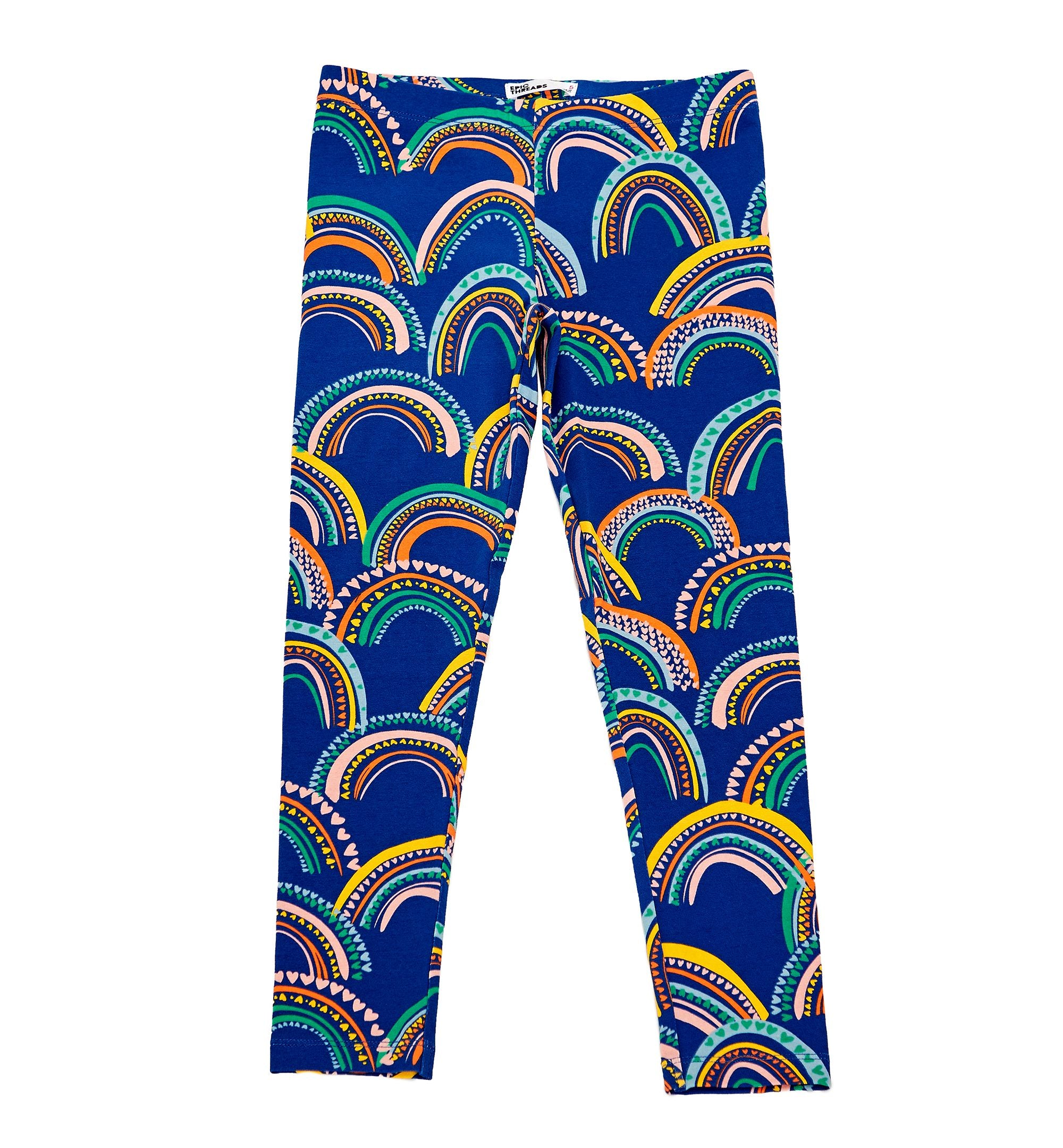 Epic Threads Toddler Girls Rainbow Print Leggings