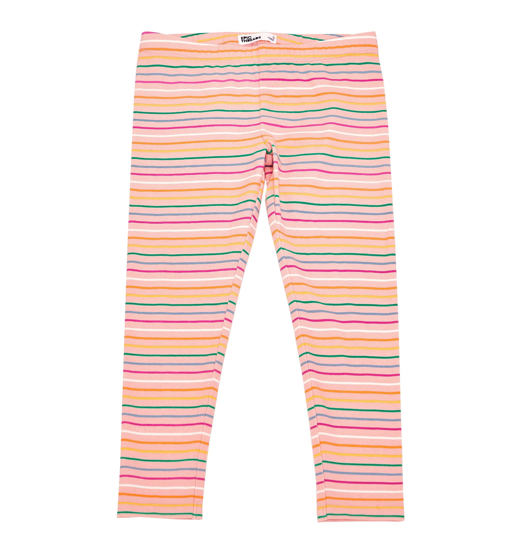 Epic Threads Toddler Girls Stripe Leggings