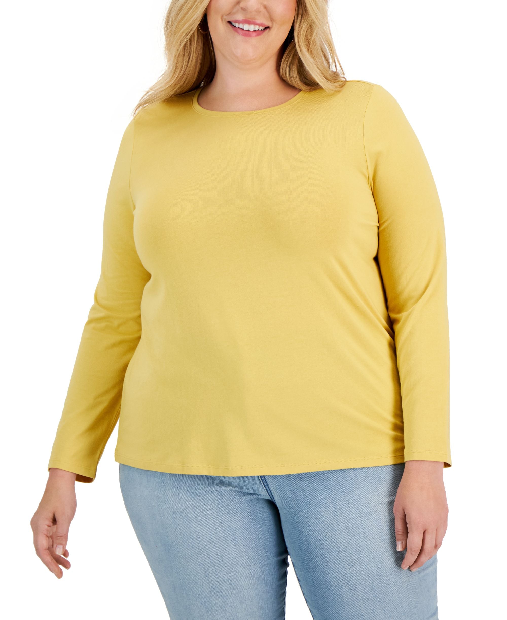 Style & Co Plus Size Long Sleeve T-Shirt