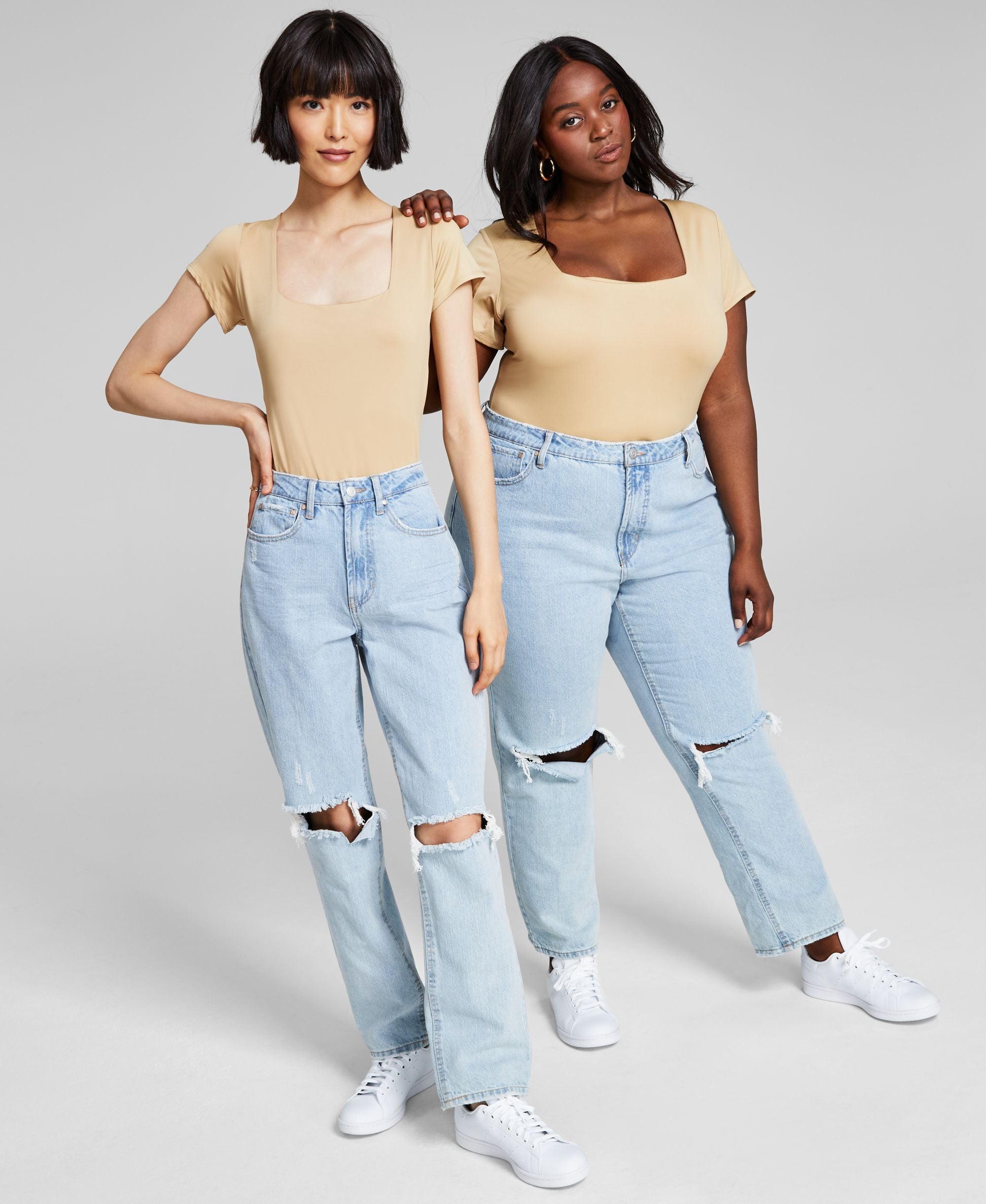 Now This Womens Ultra High Rise Straight Jeans