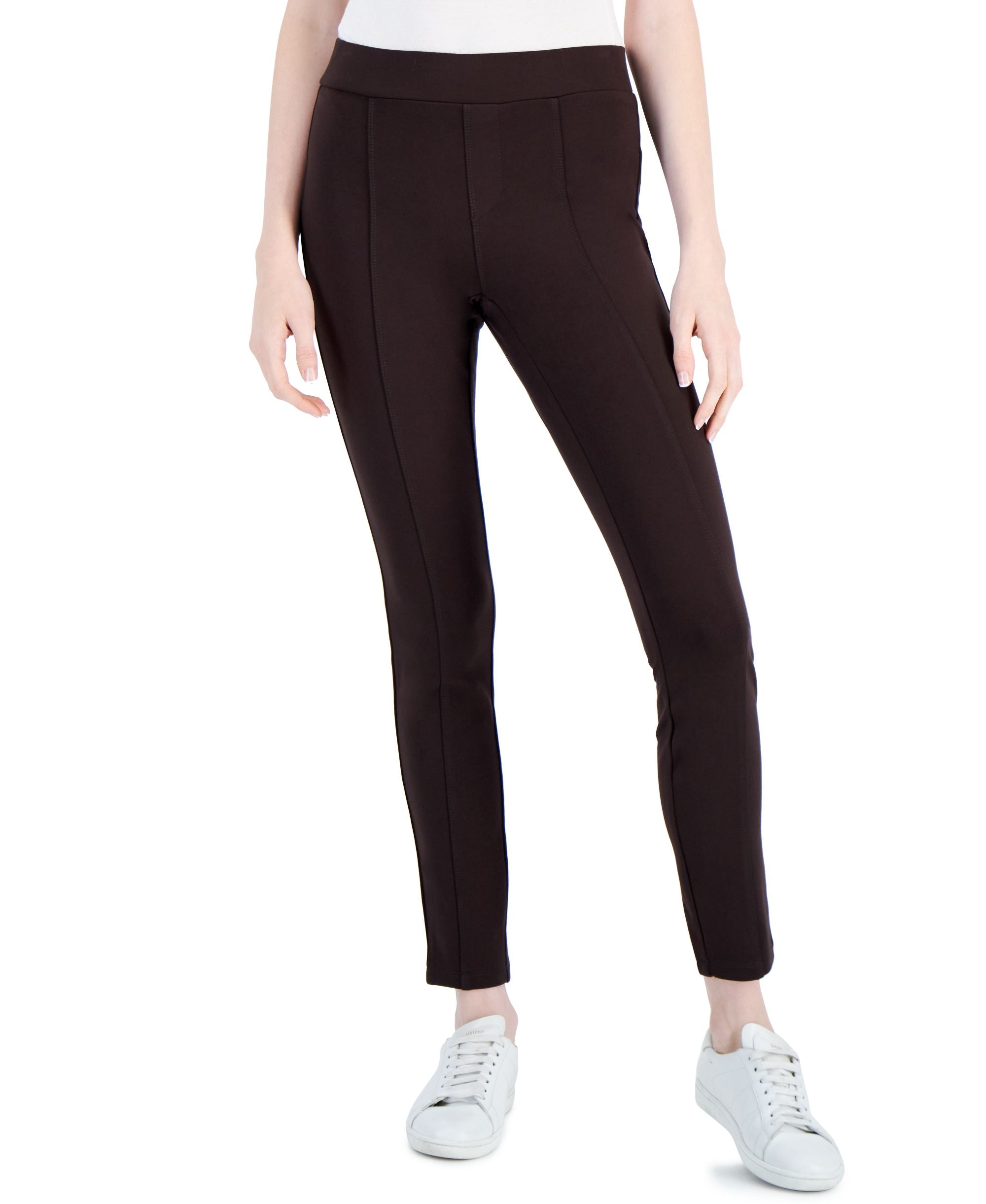 Style & Co Petite Ponte Knit Pull On Pants