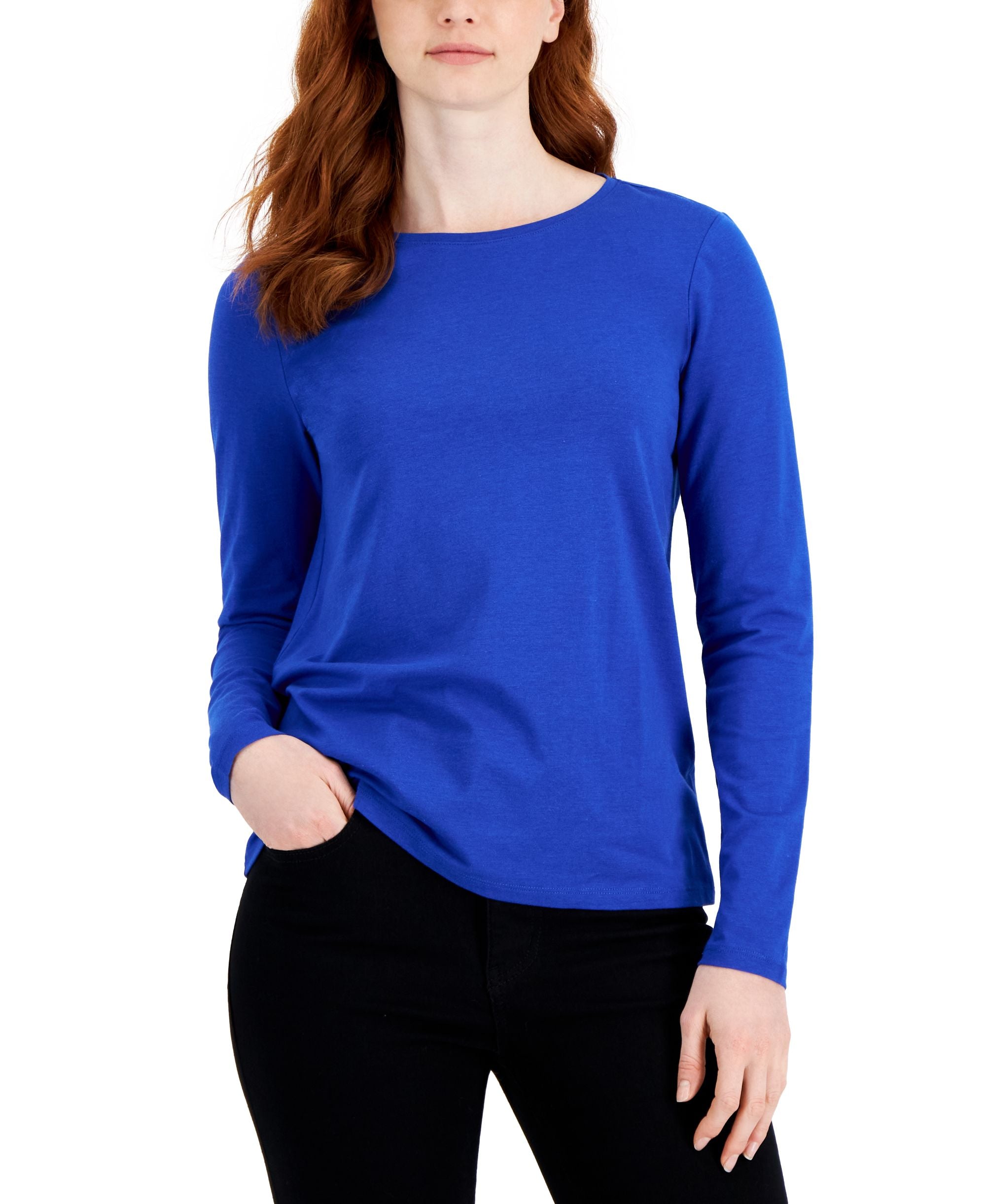 Women's Long-Sleeve Crewneck T-Shirt